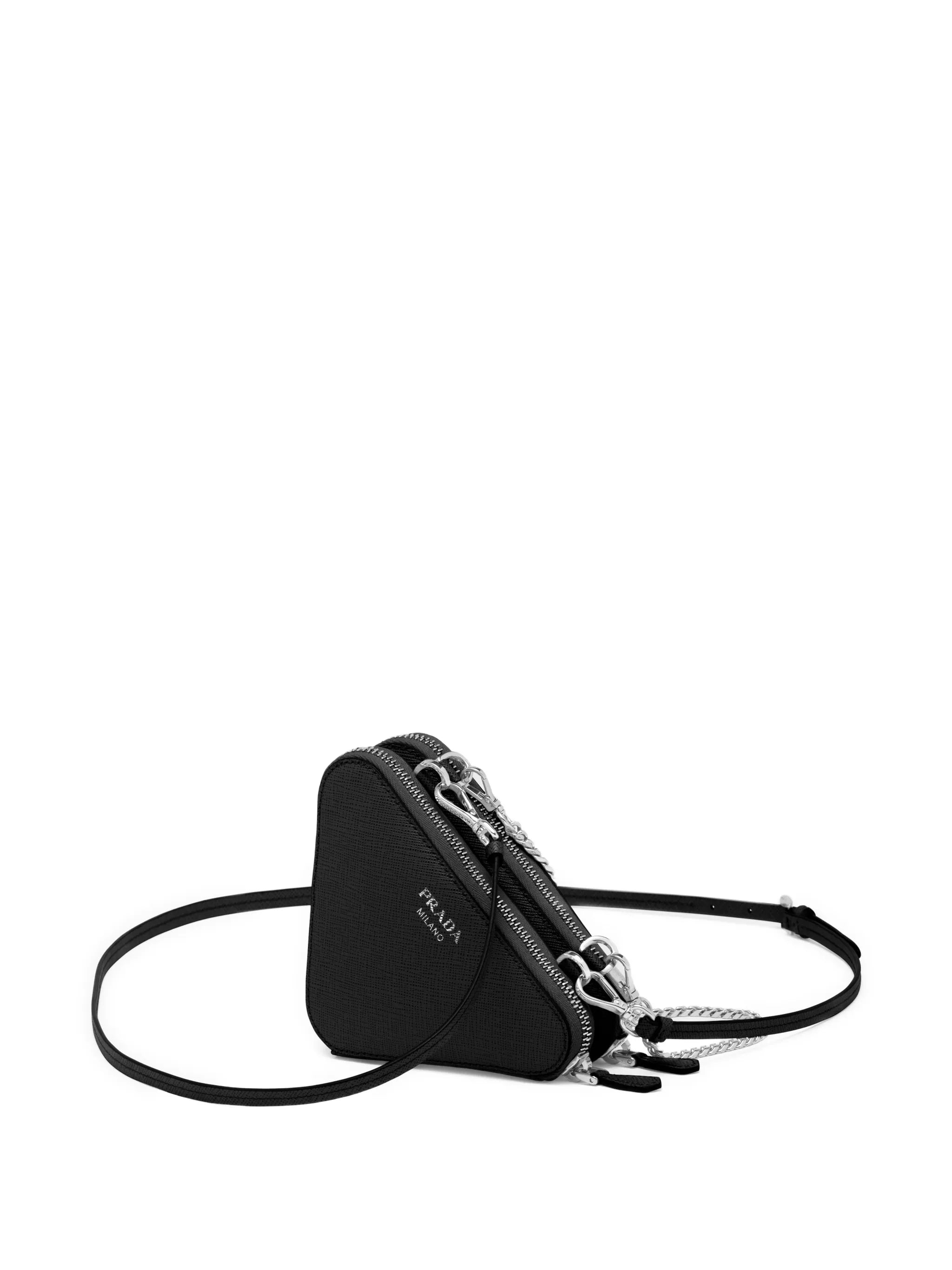 saffiano leather mini pouch