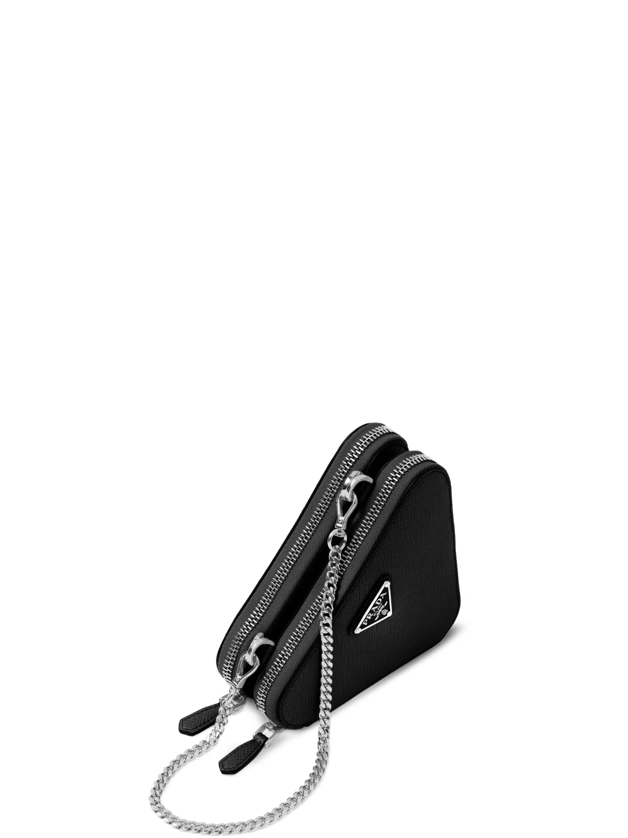 saffiano leather mini pouch