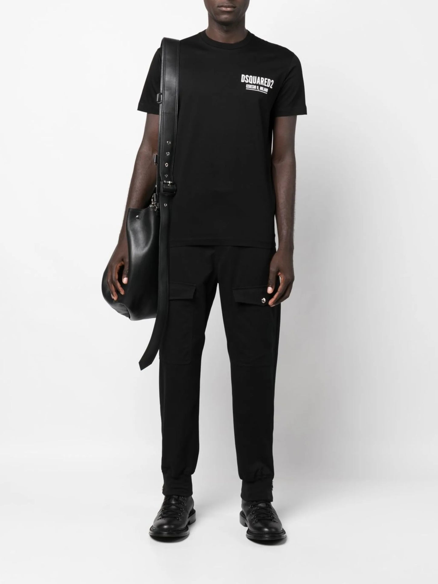logo-print cotton T-shirt