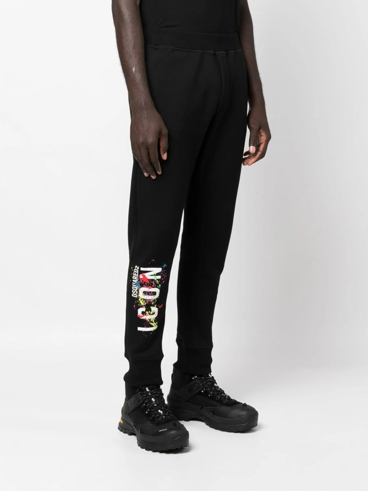 logo-print track pants