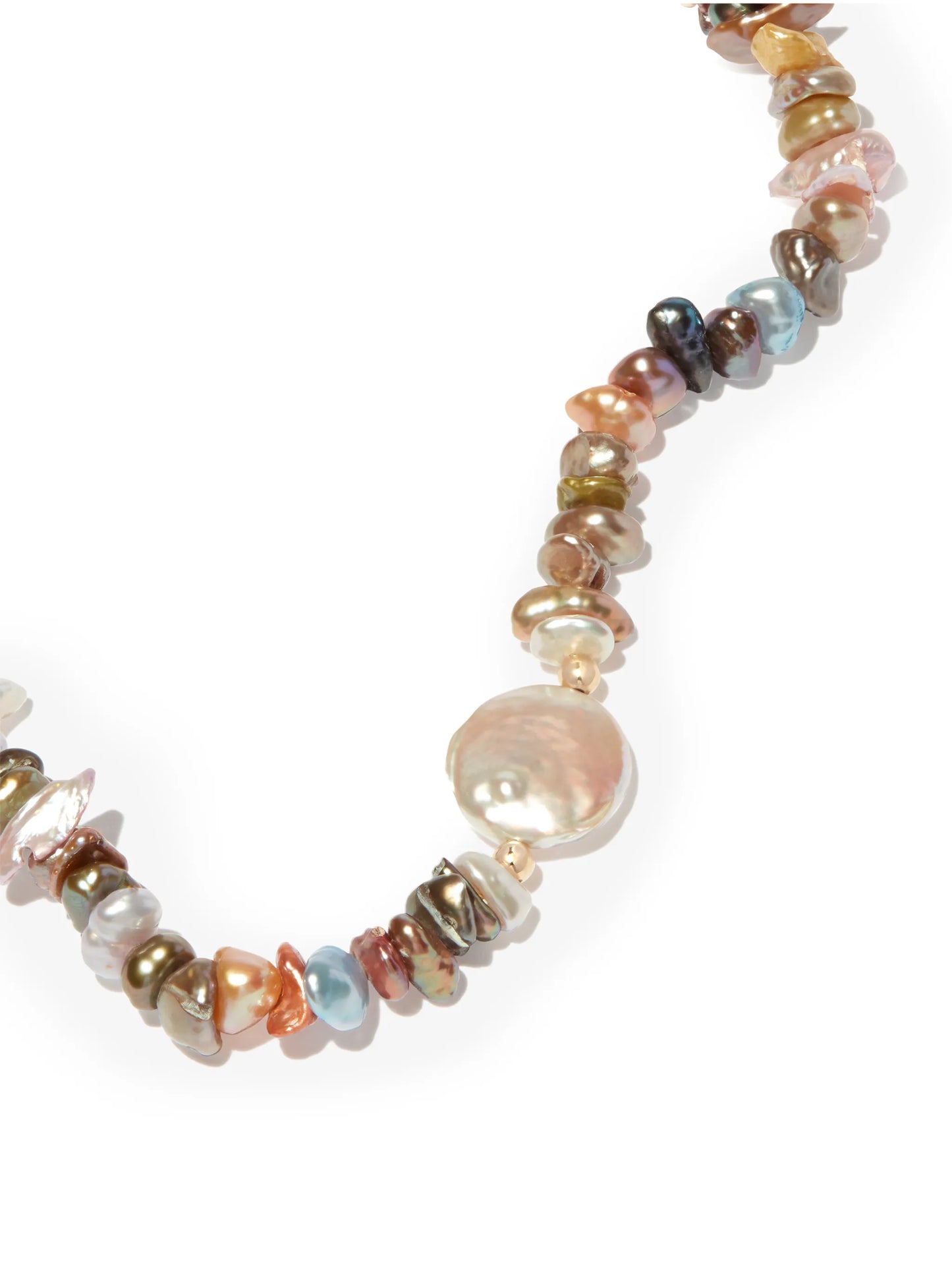 rainbow pearl beaded bracelet