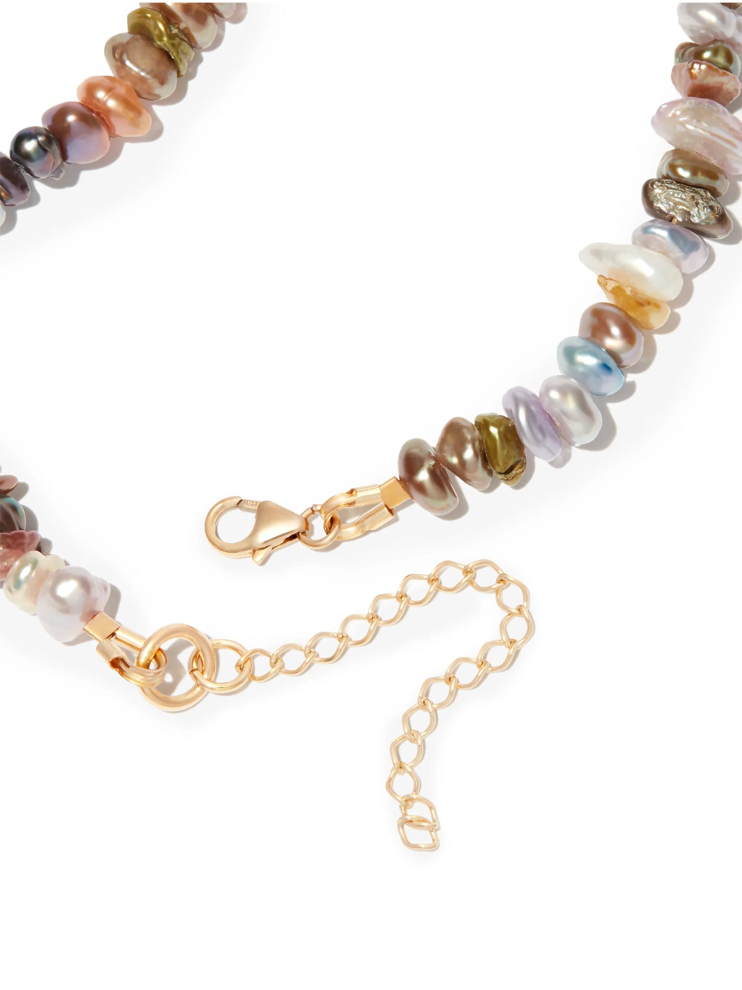 rainbow pearl beaded bracelet