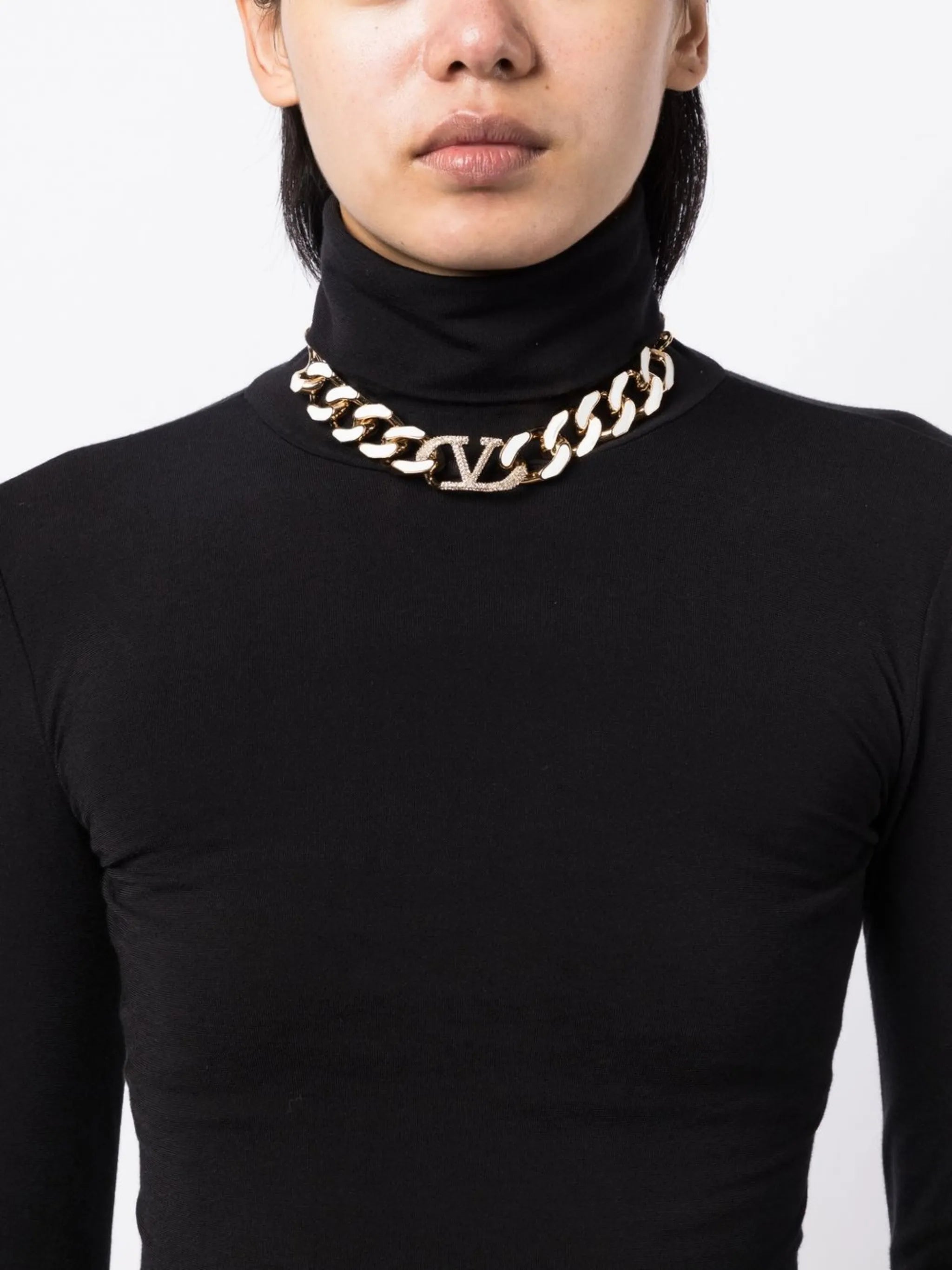 VLogo Signature choker necklace