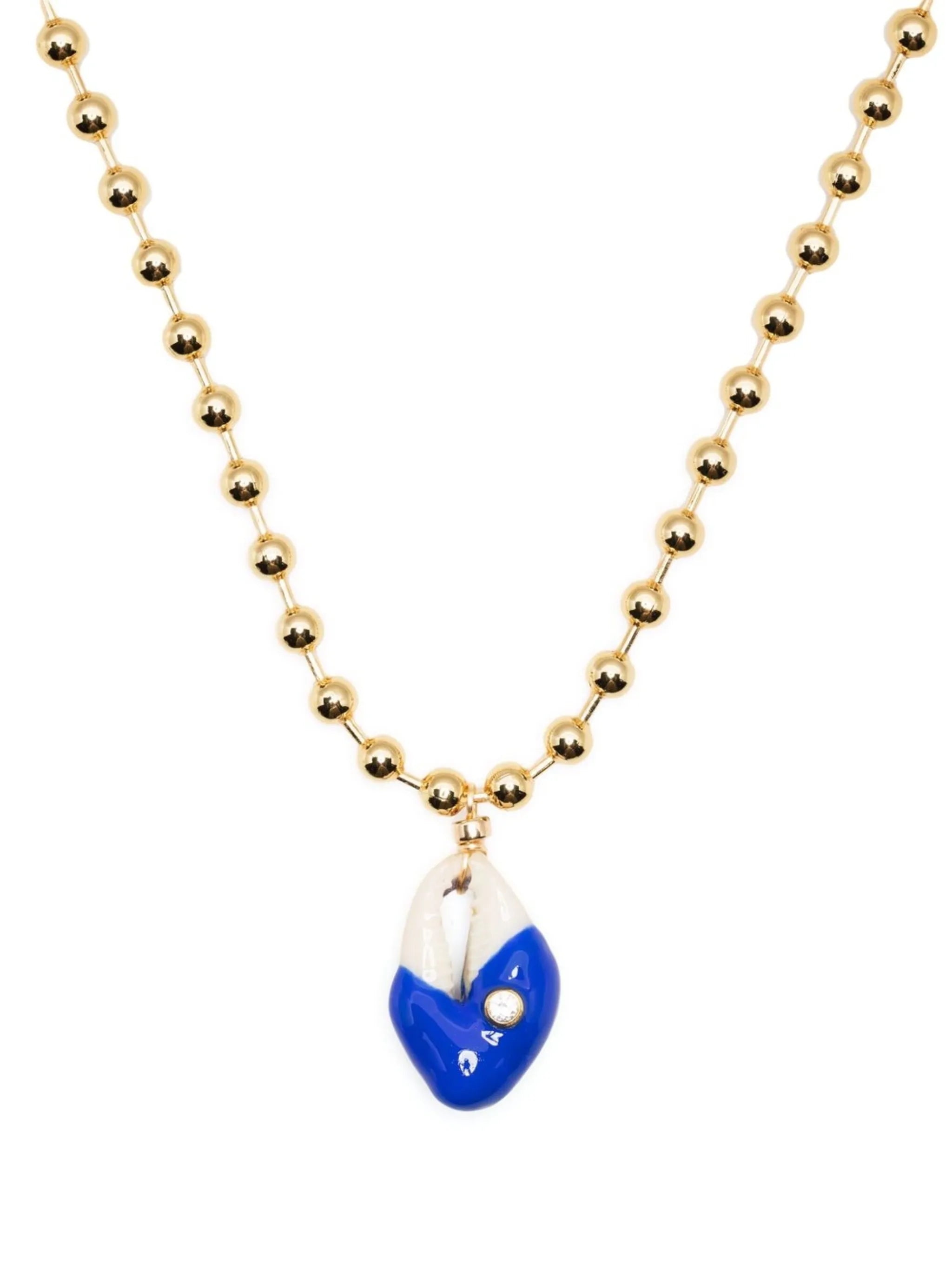 Chase shell-pendant necklace