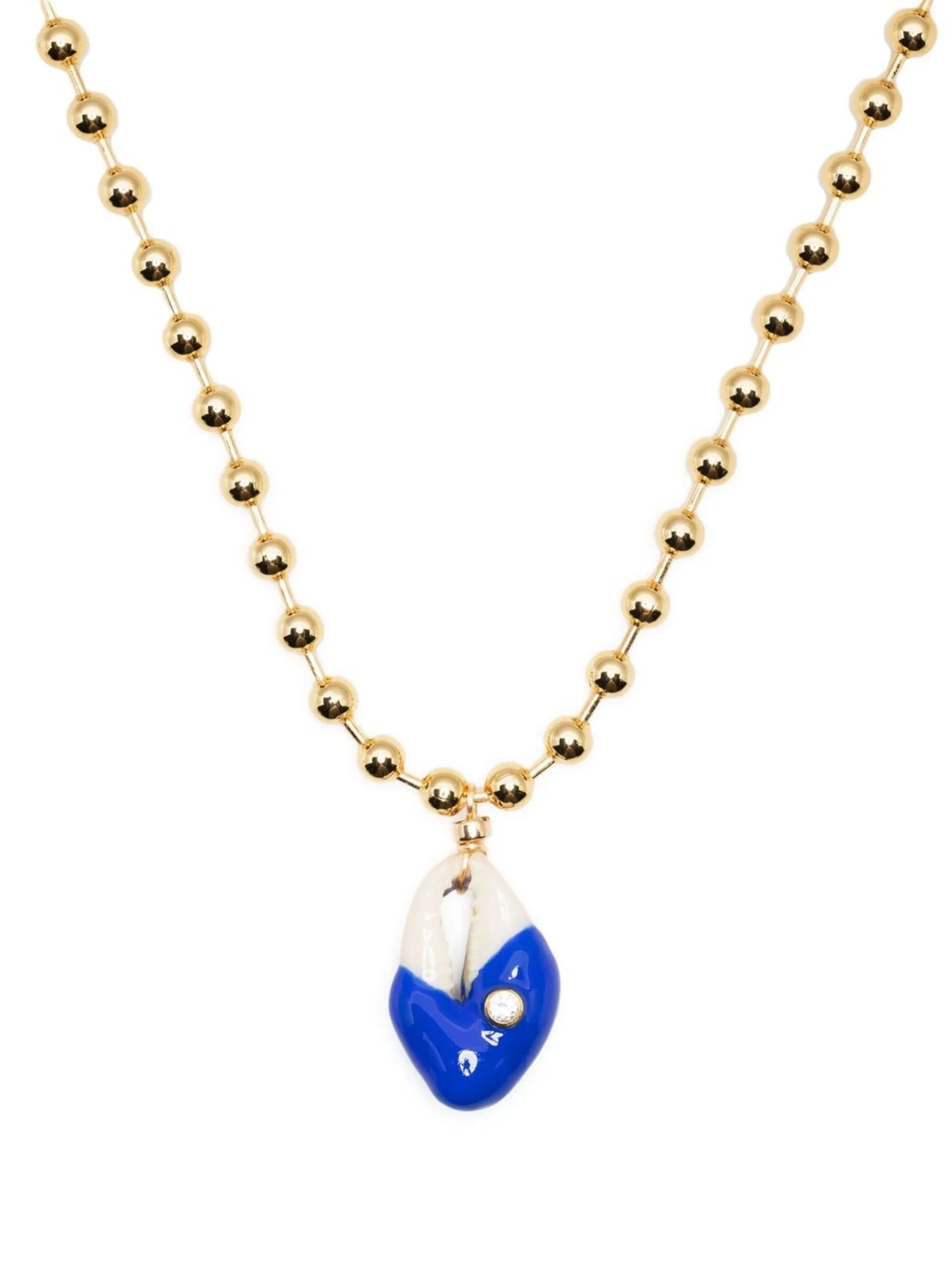 Chase shell-pendant necklace