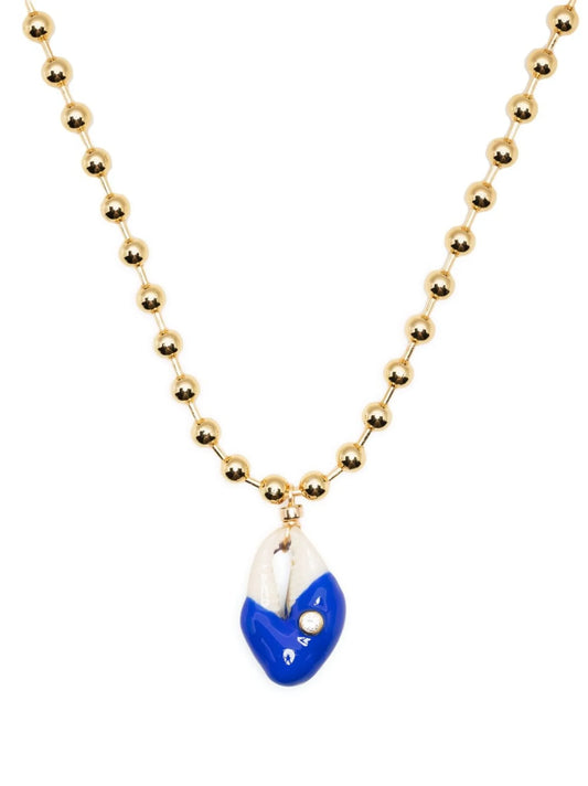 Chase shell-pendant necklace
