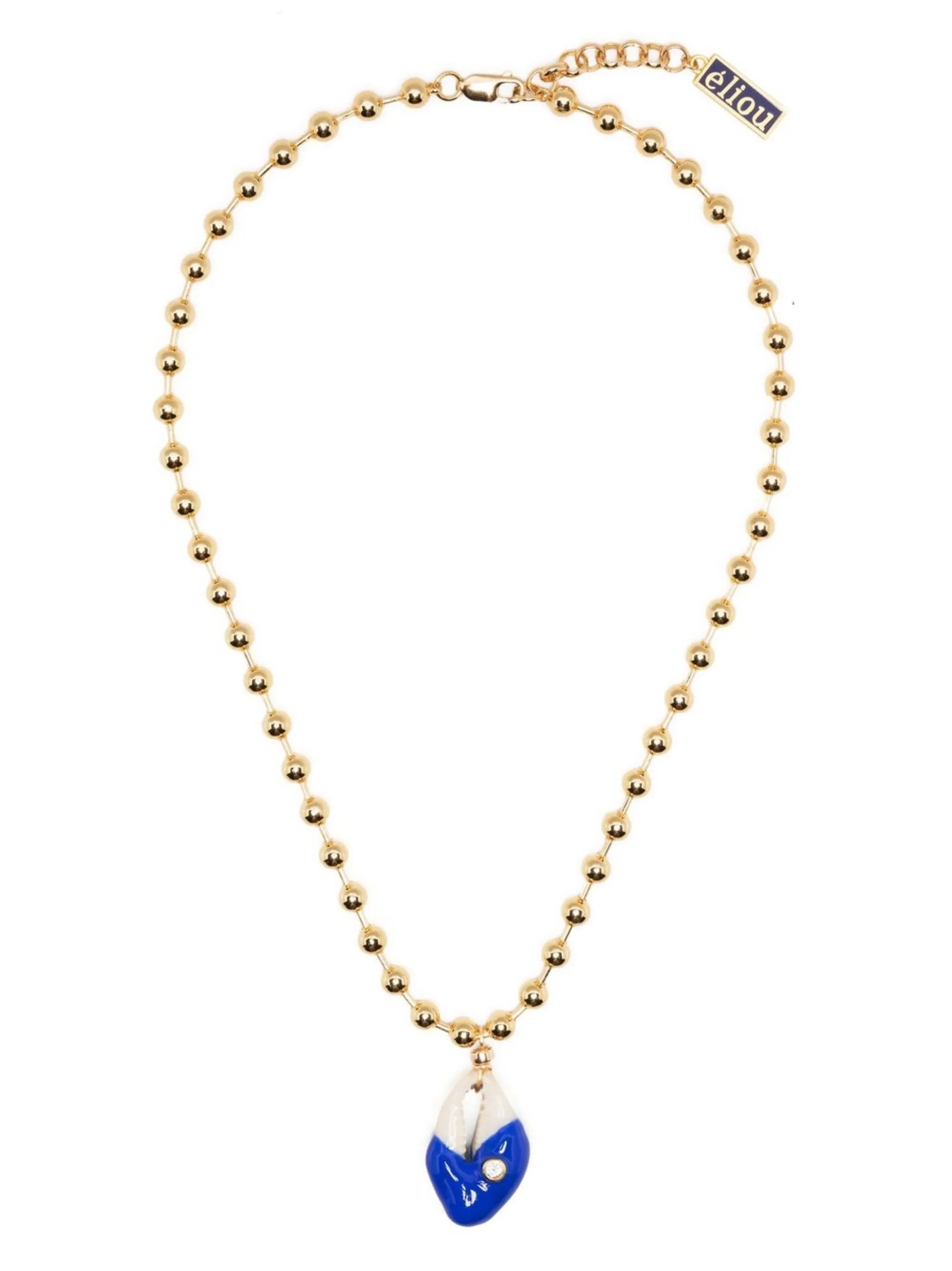 Chase shell-pendant necklace
