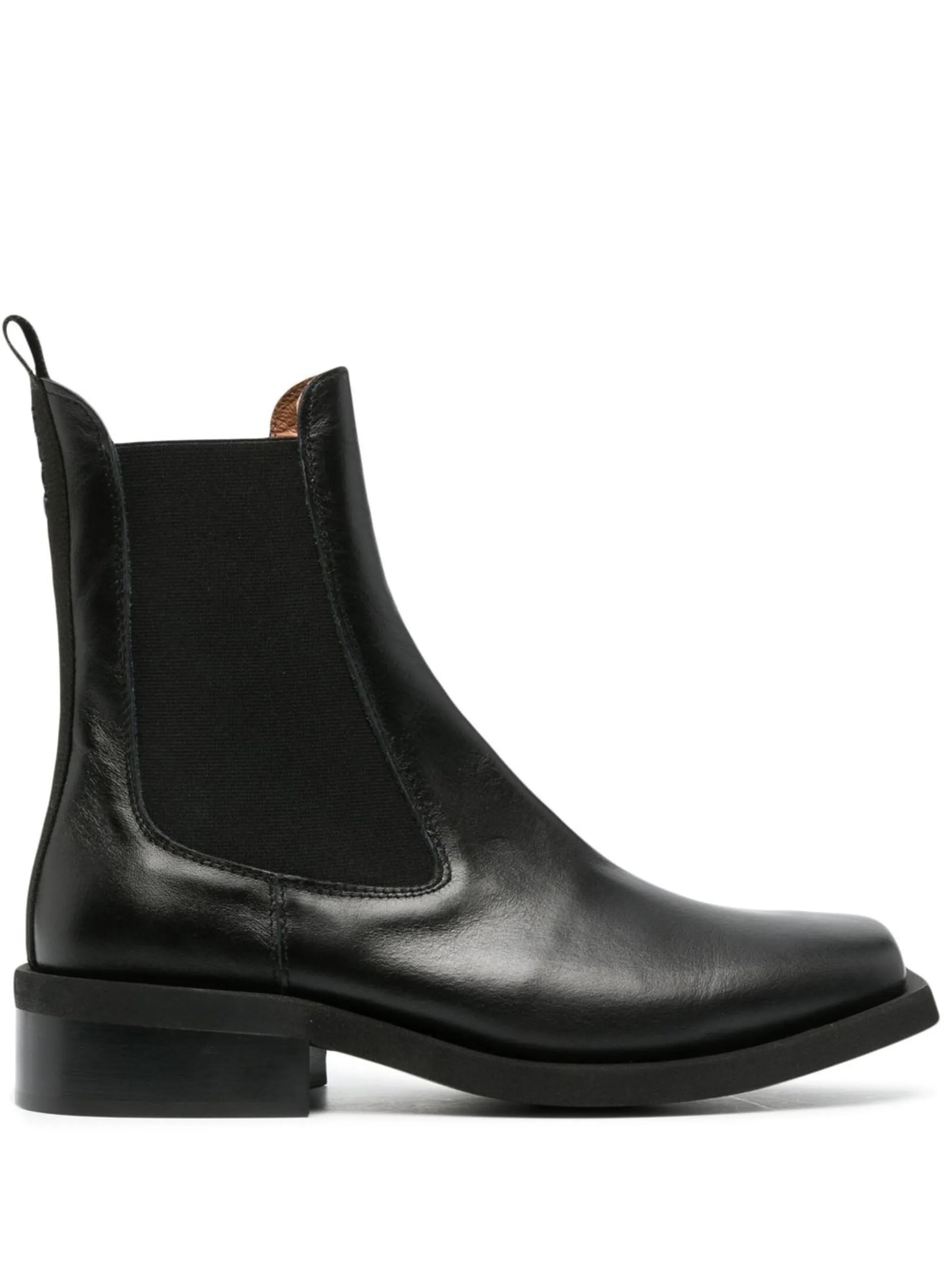 leather Chelsea boots