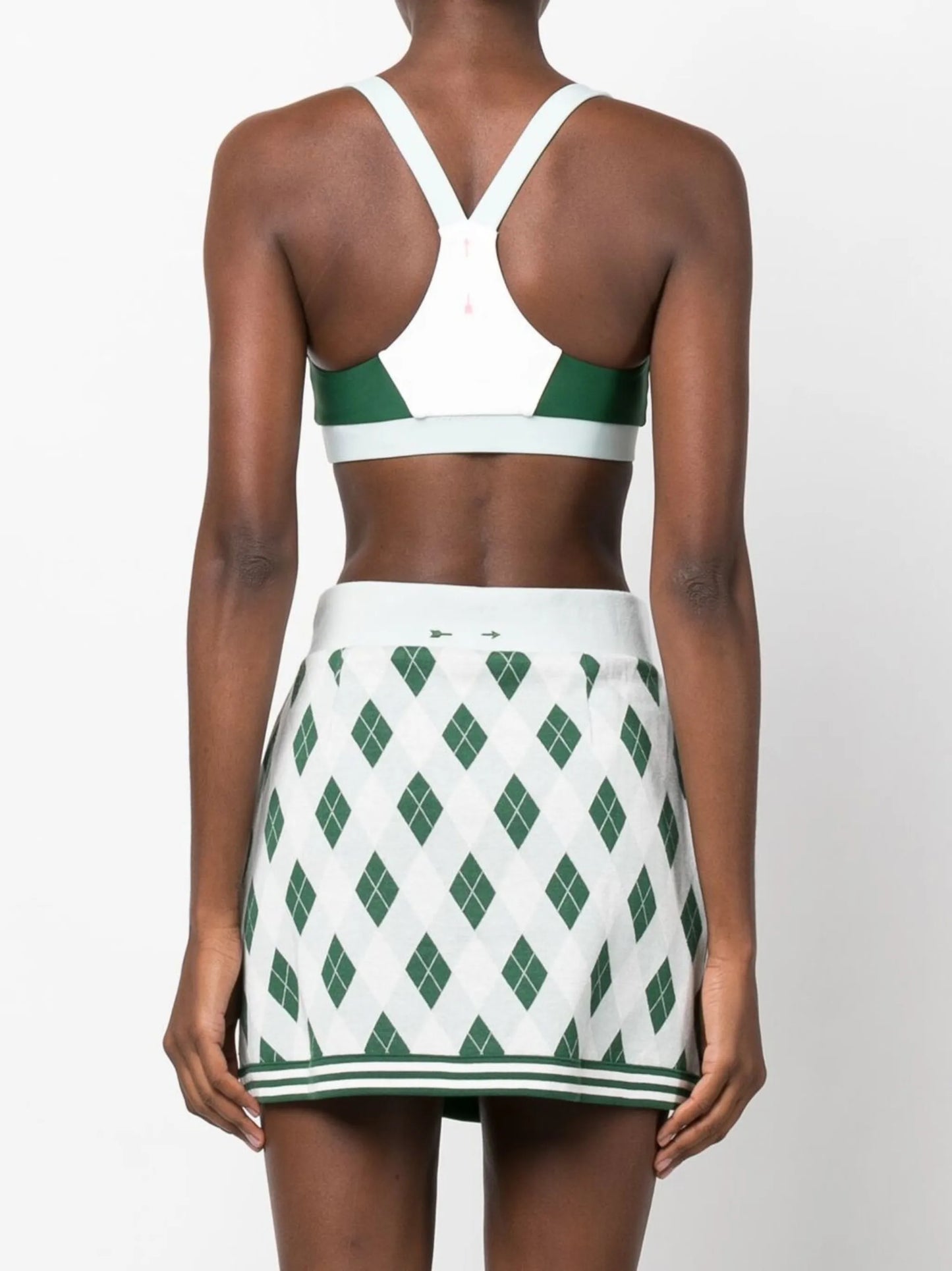 Larry crossover-back sports bra