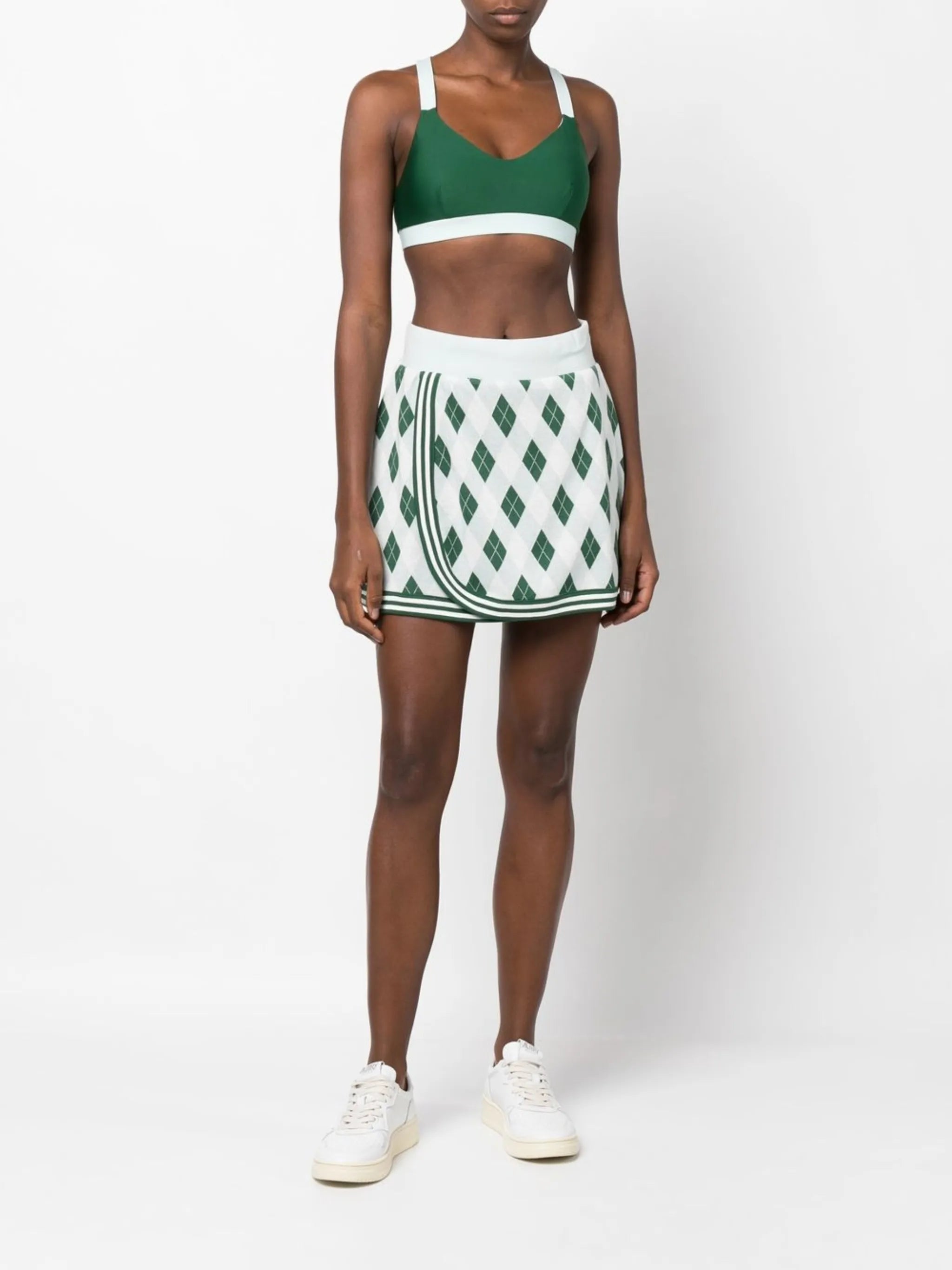 Larry crossover-back sports bra