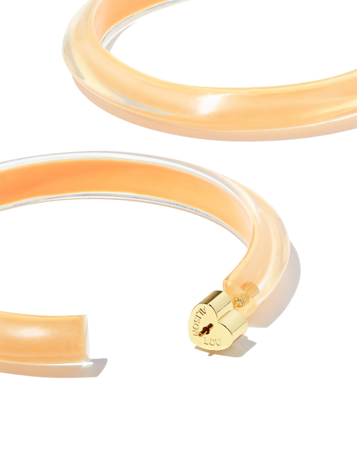 jelly hoop earrings
