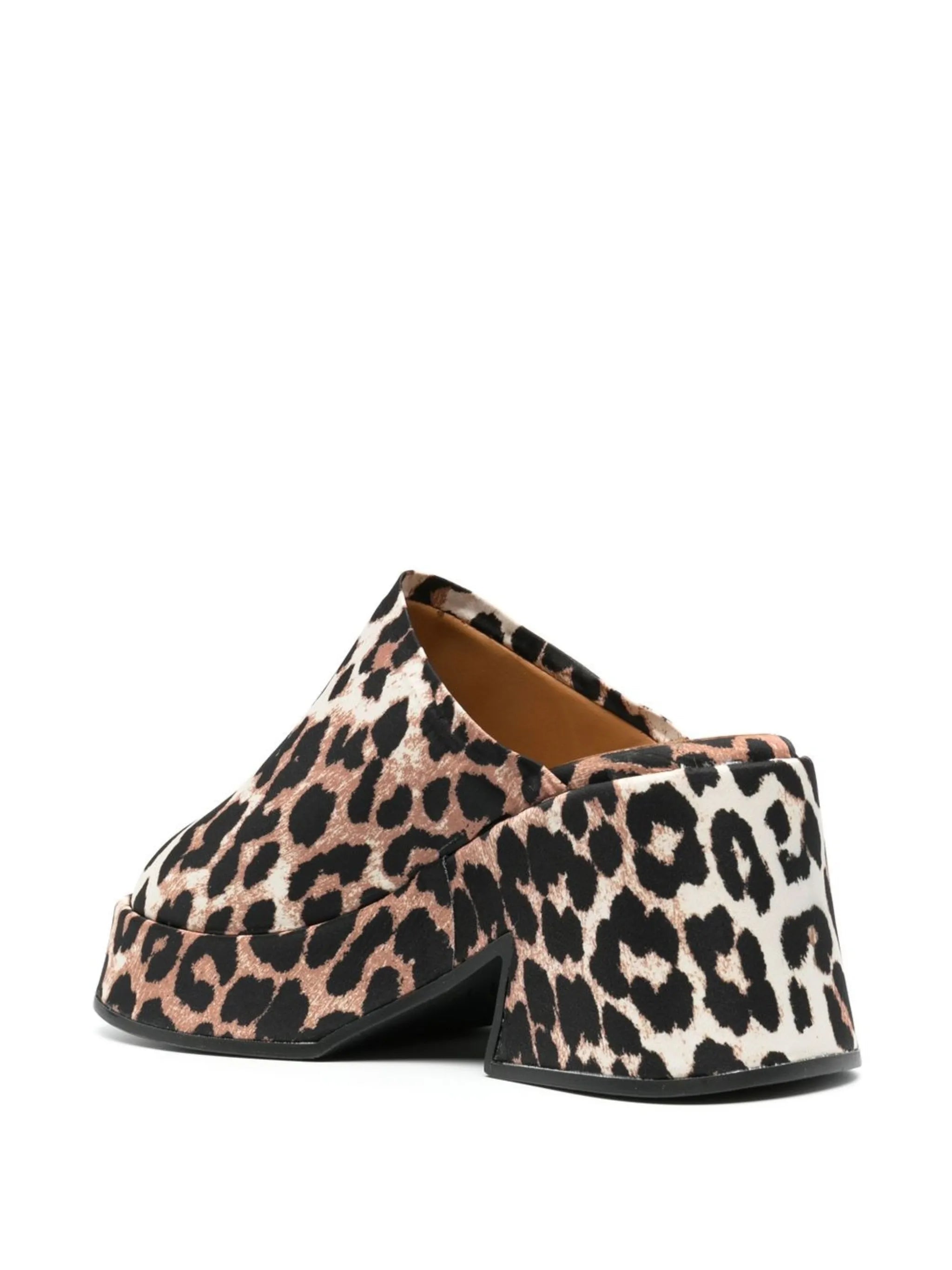 100mm leopard-print sandals