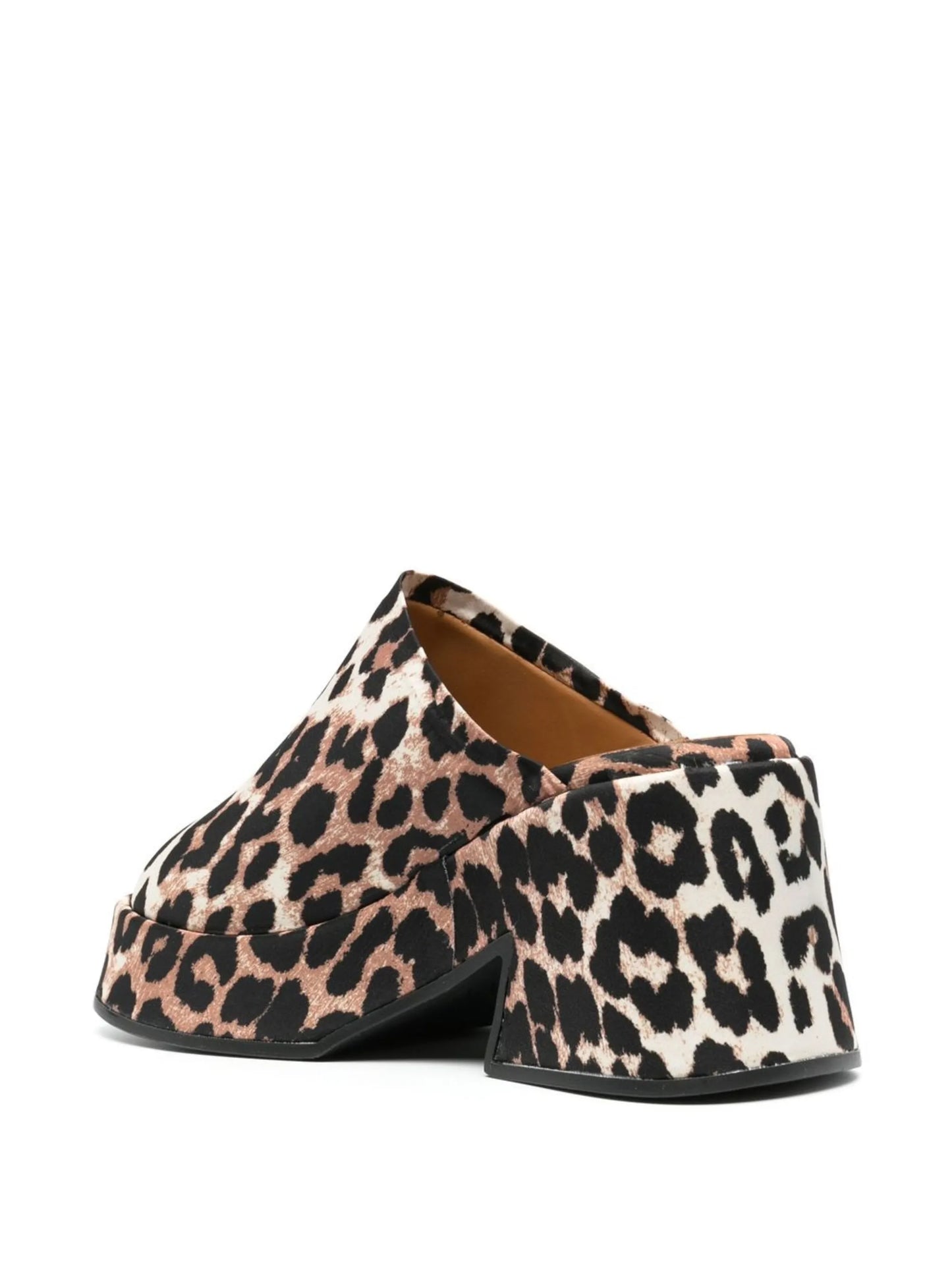 100mm leopard-print sandals