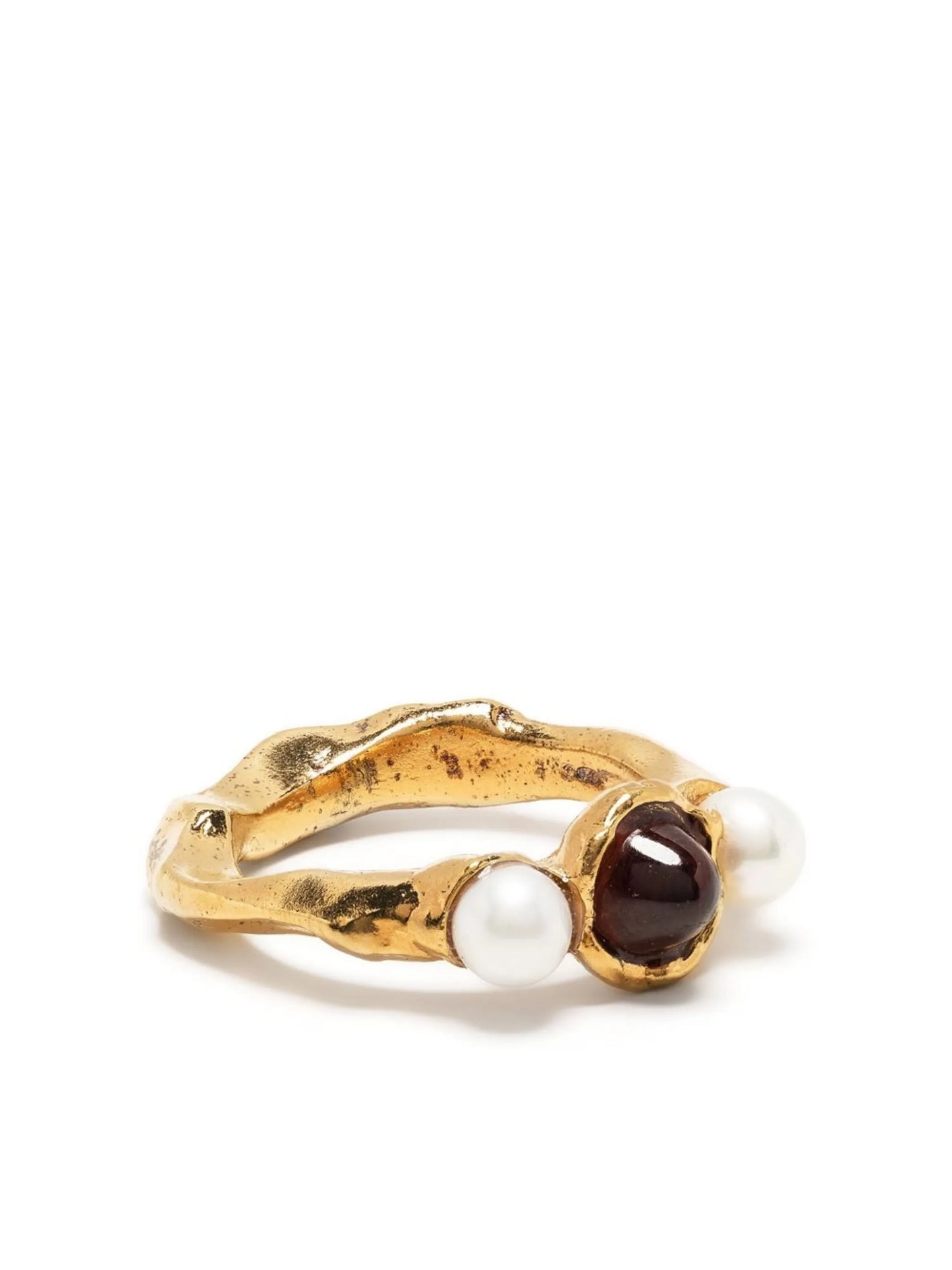 The Nocturnal Desire cabochon gemstone ring
