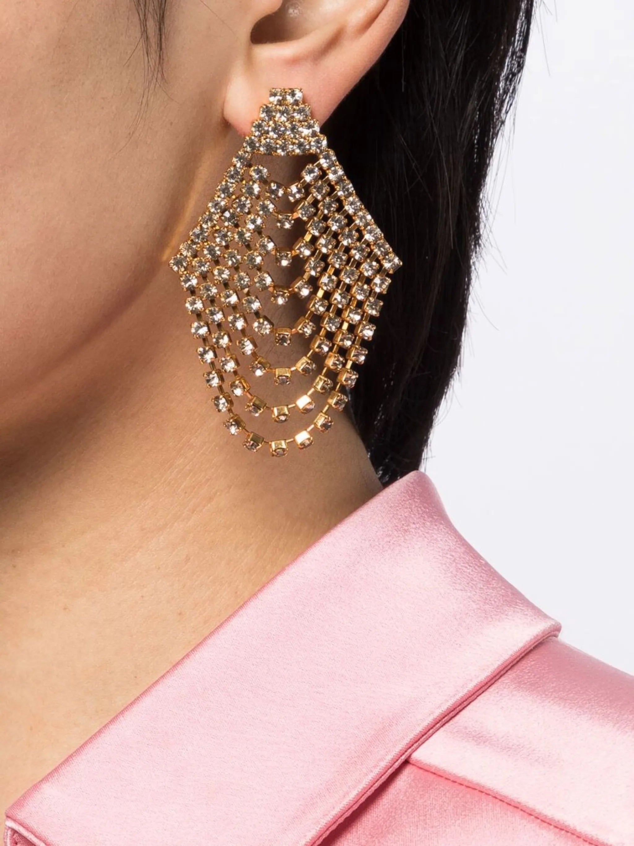 Seraphina crystal-embellished earrings