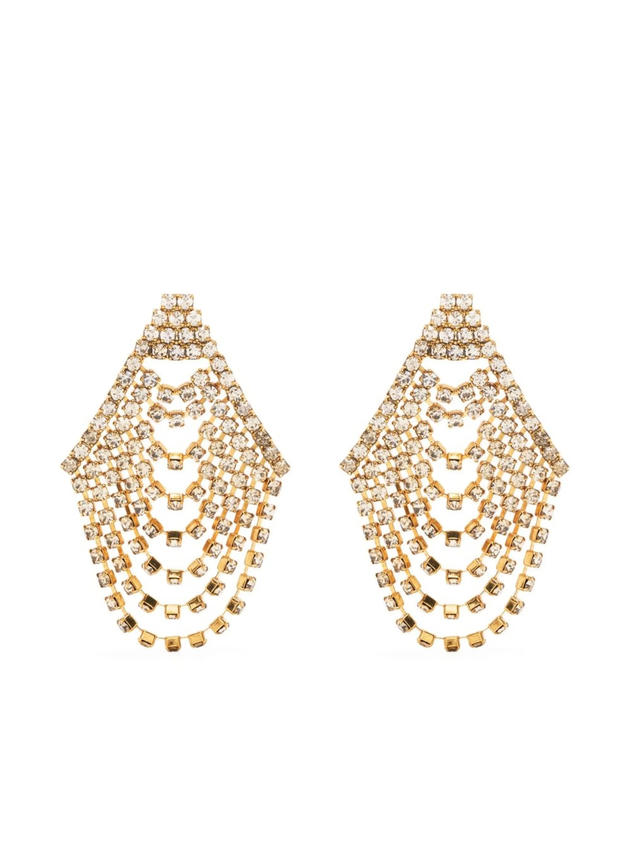Seraphina crystal-embellished earrings