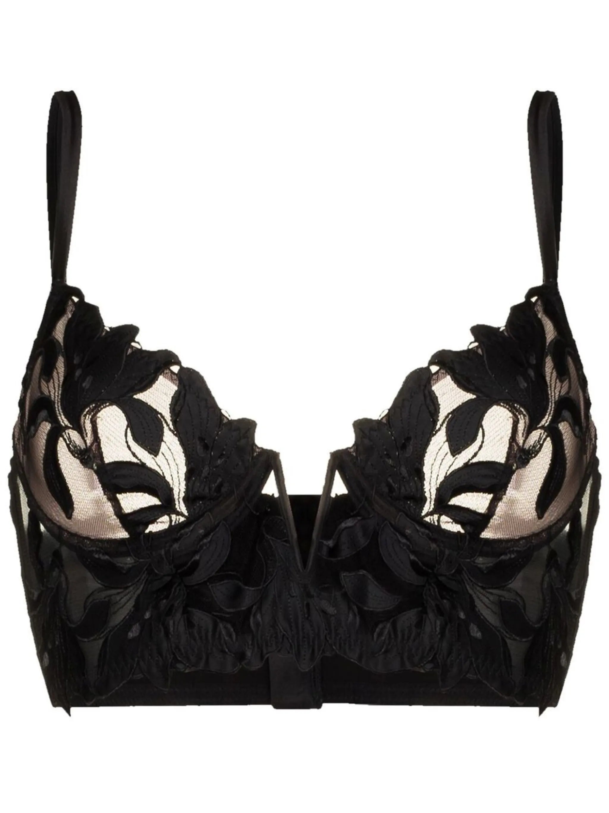 Lily Embroidery longline demi bra