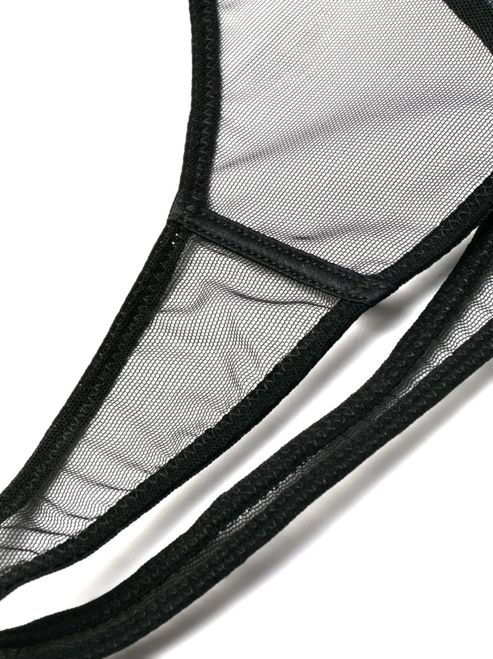 Minimaliste sheer-panelled thong