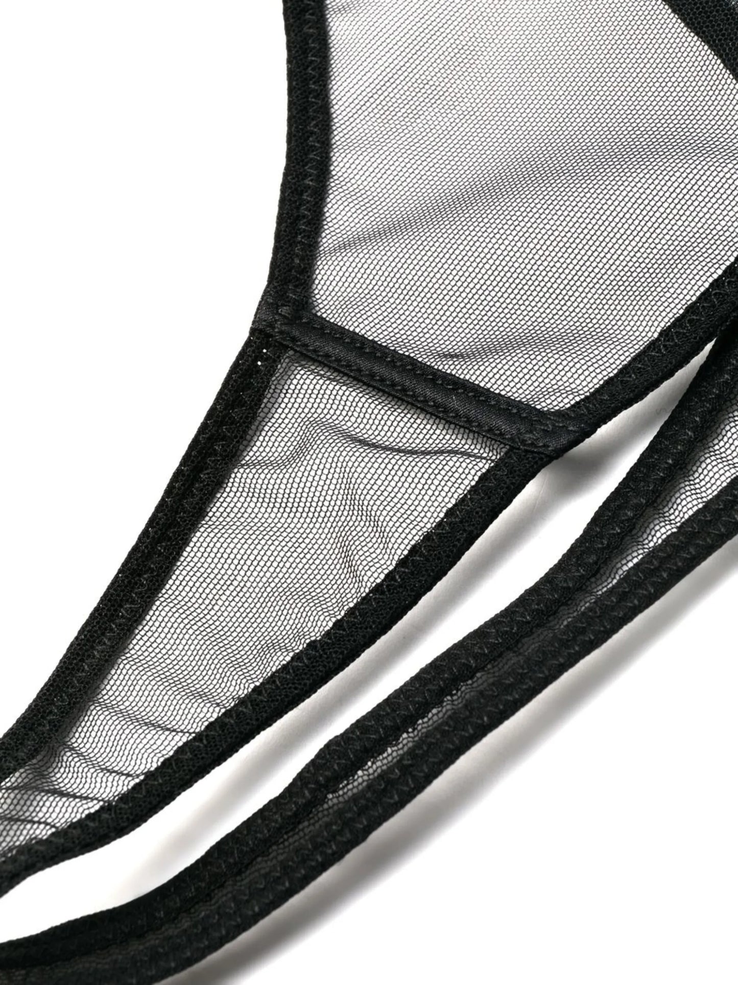 Minimaliste sheer-panelled thong