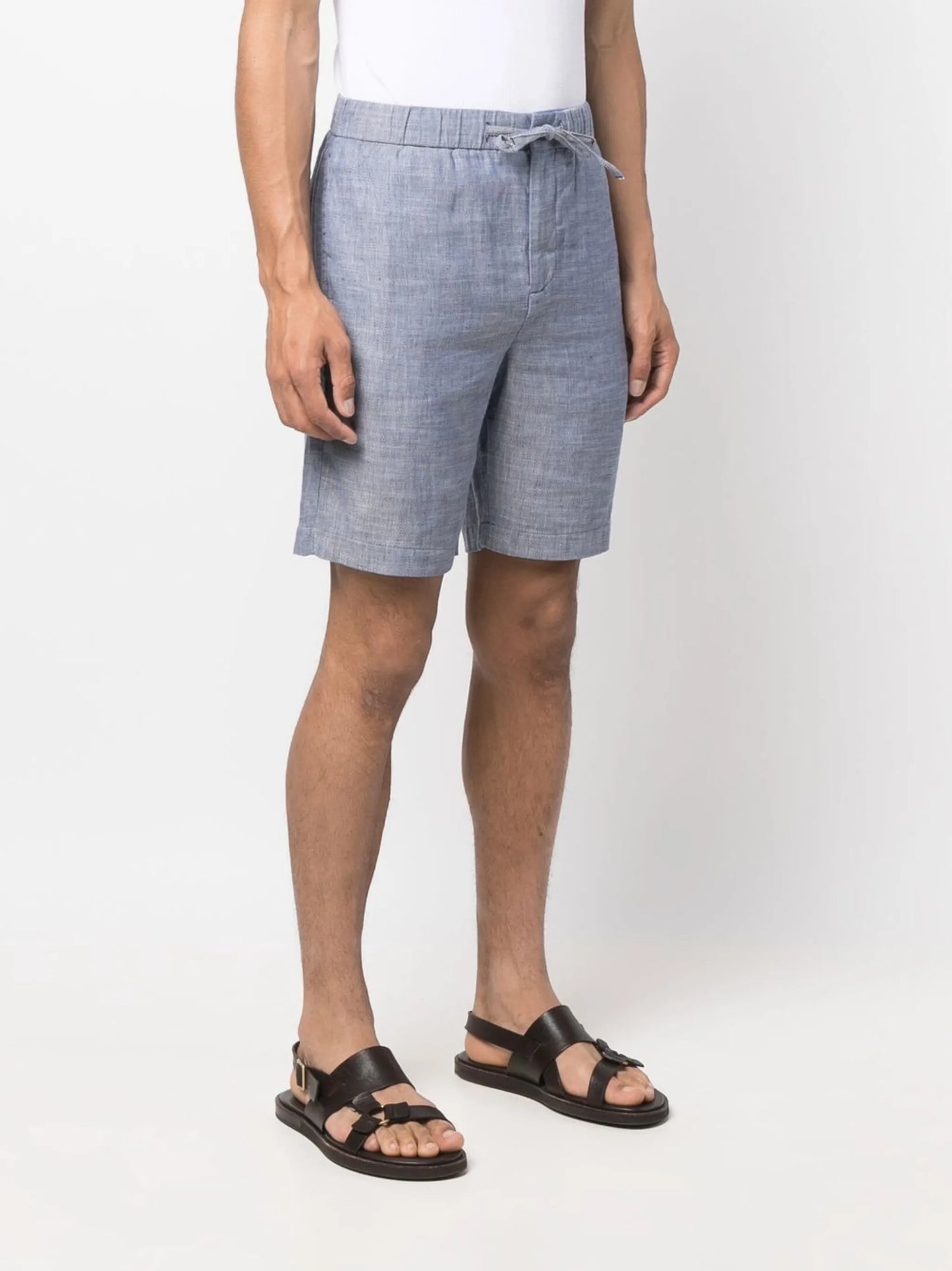 linen-cotton deck shorts