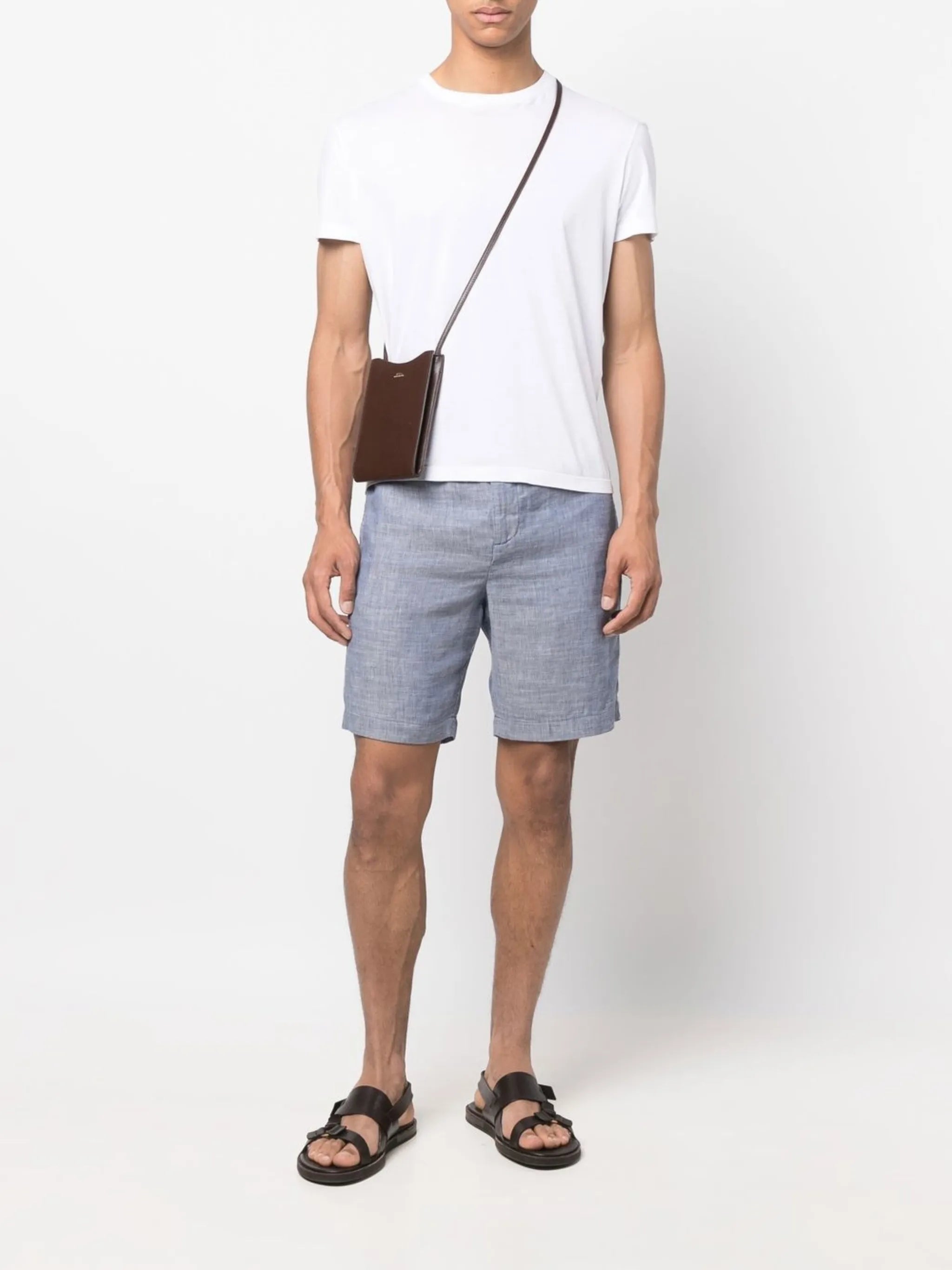 linen-cotton deck shorts