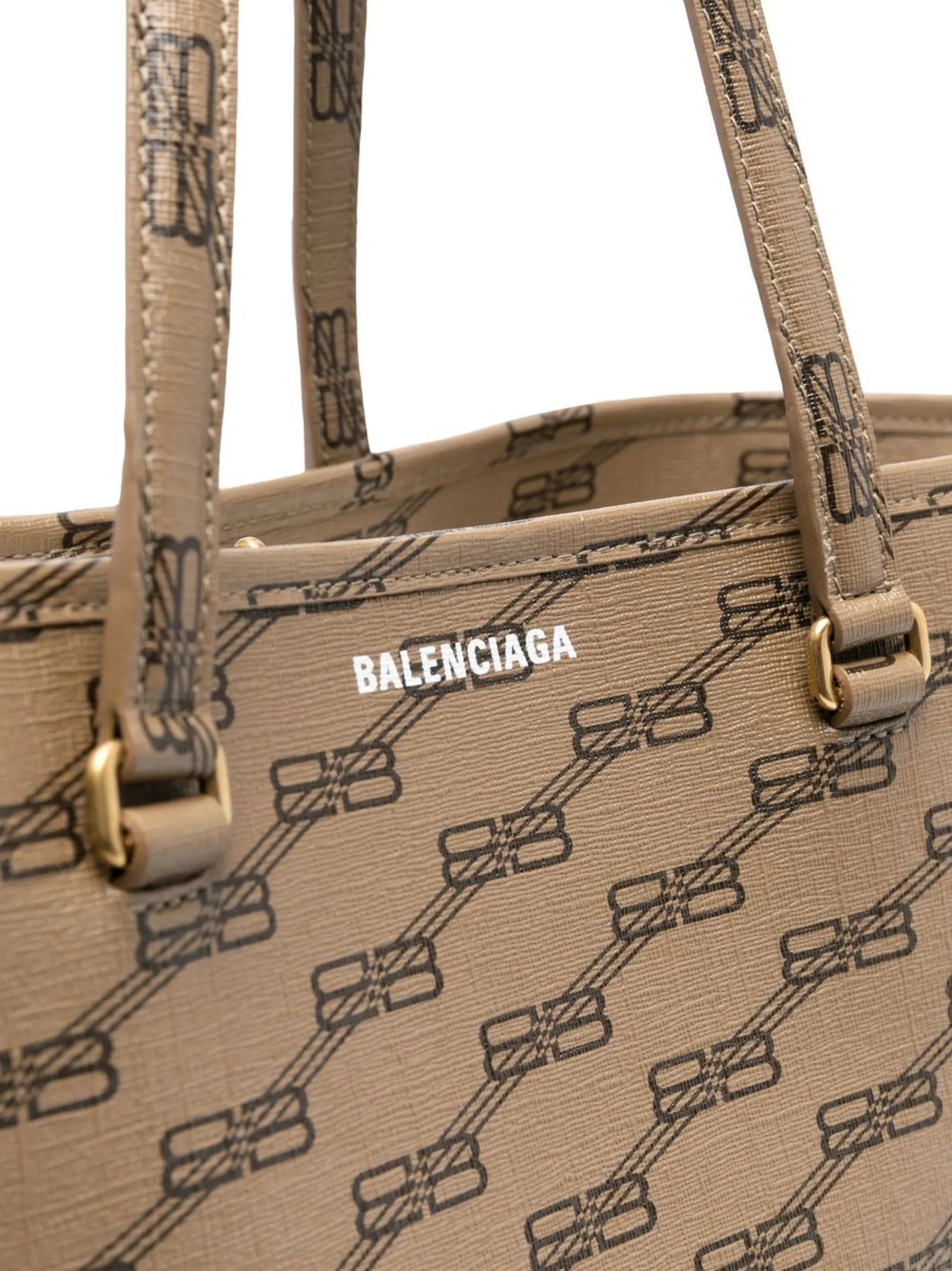 Signature BB canvas tote bag