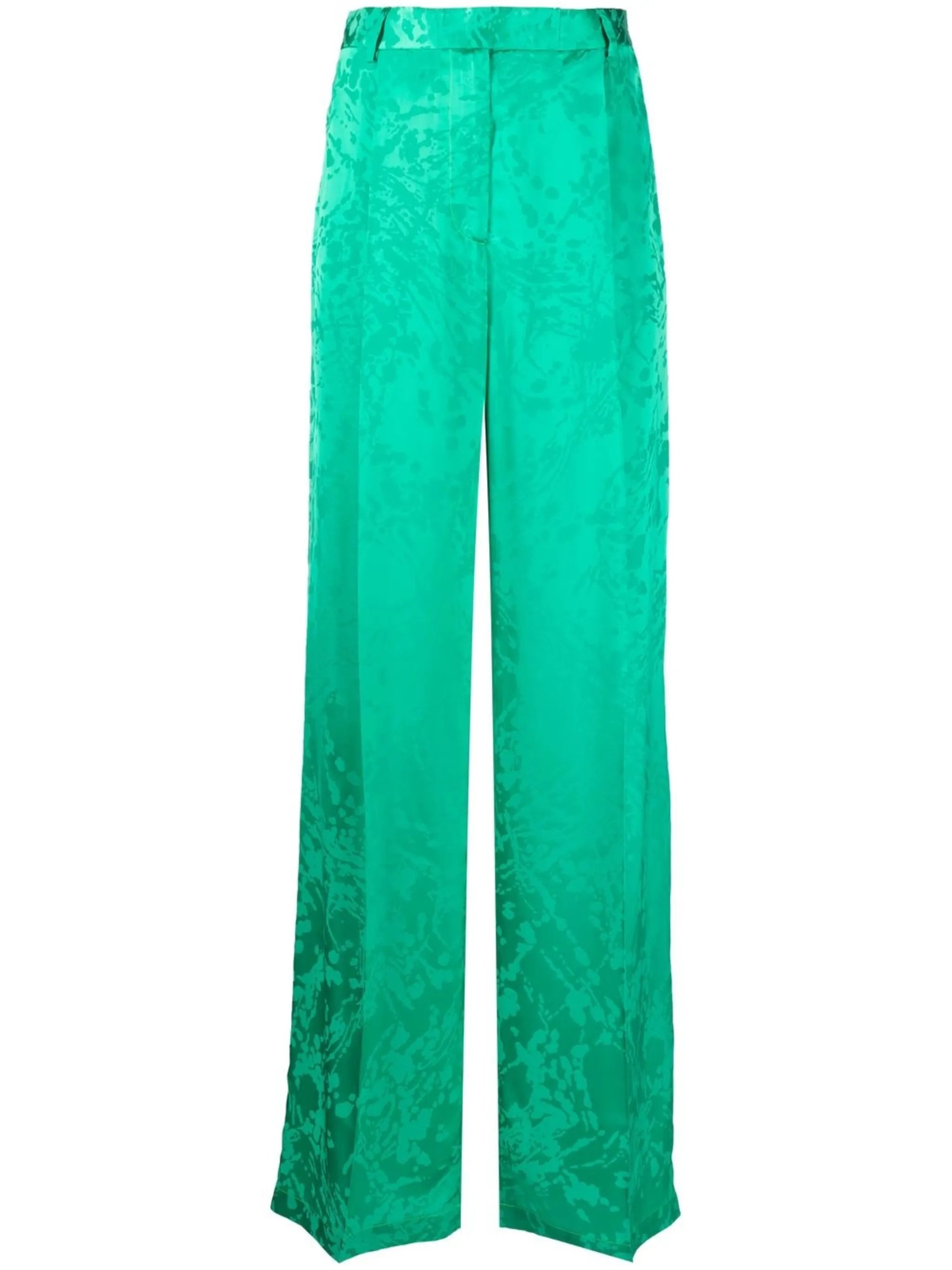 jacquard high-waisted trousers