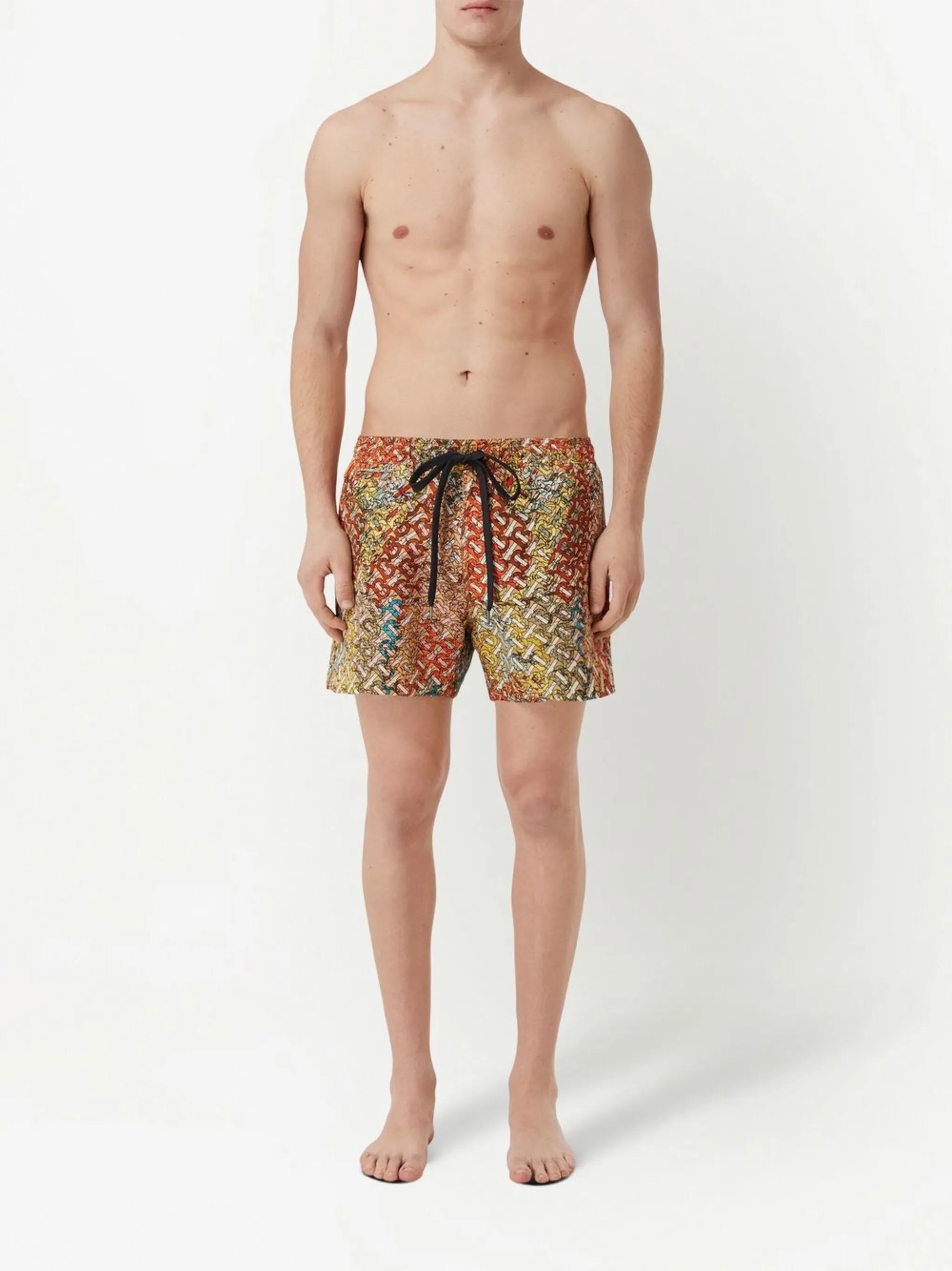 TB monogram print swim shorts