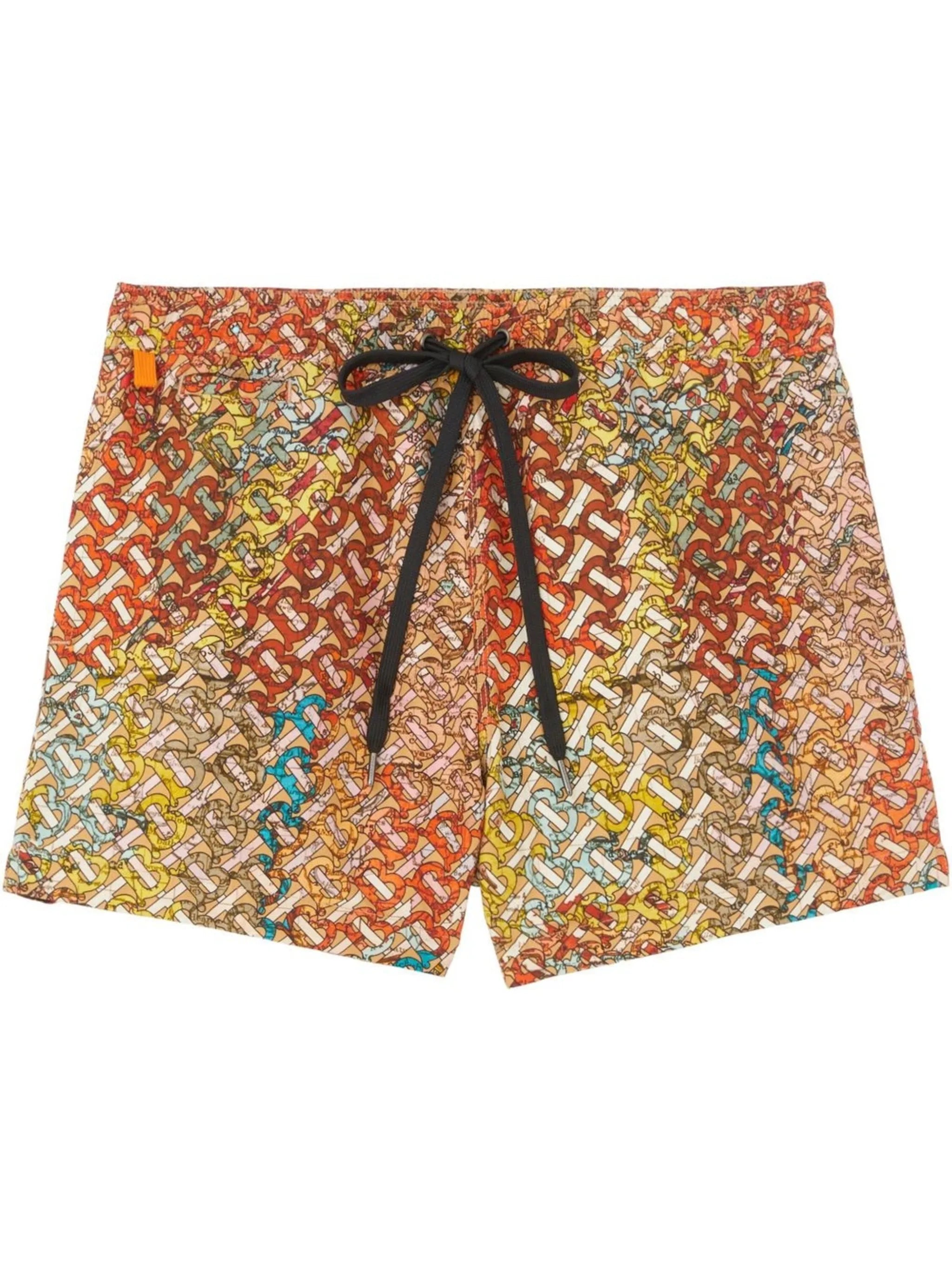 TB monogram print swim shorts