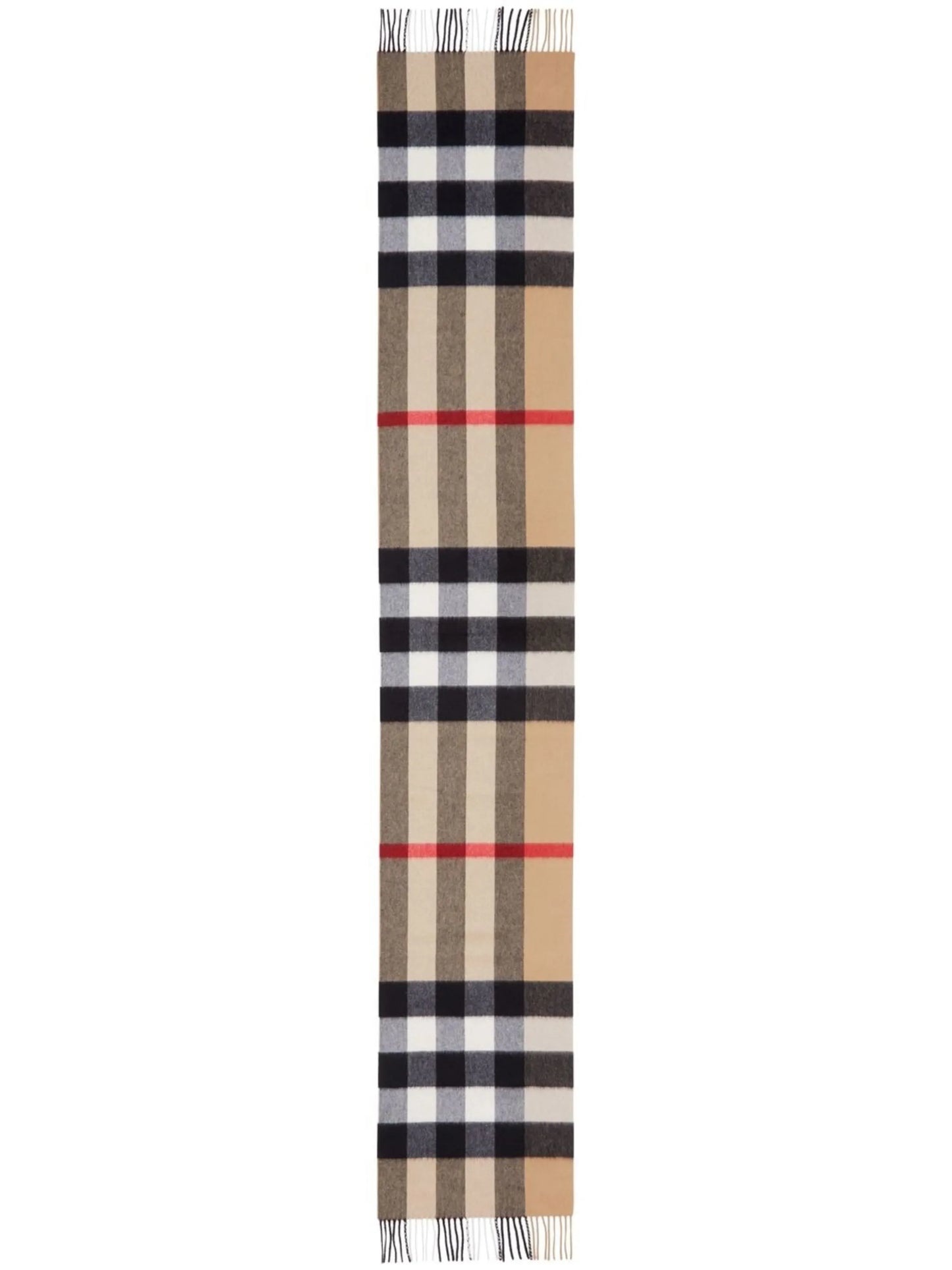 checked cashmere scarf
