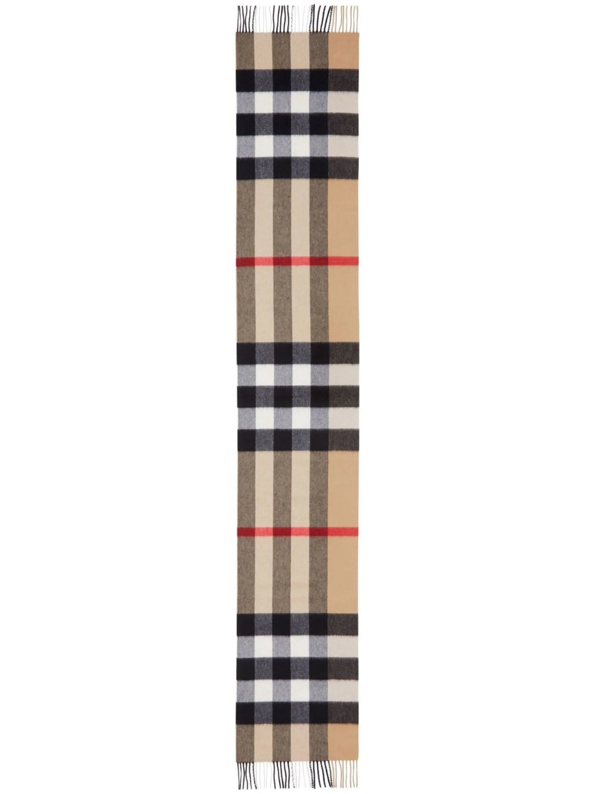 checked cashmere scarf