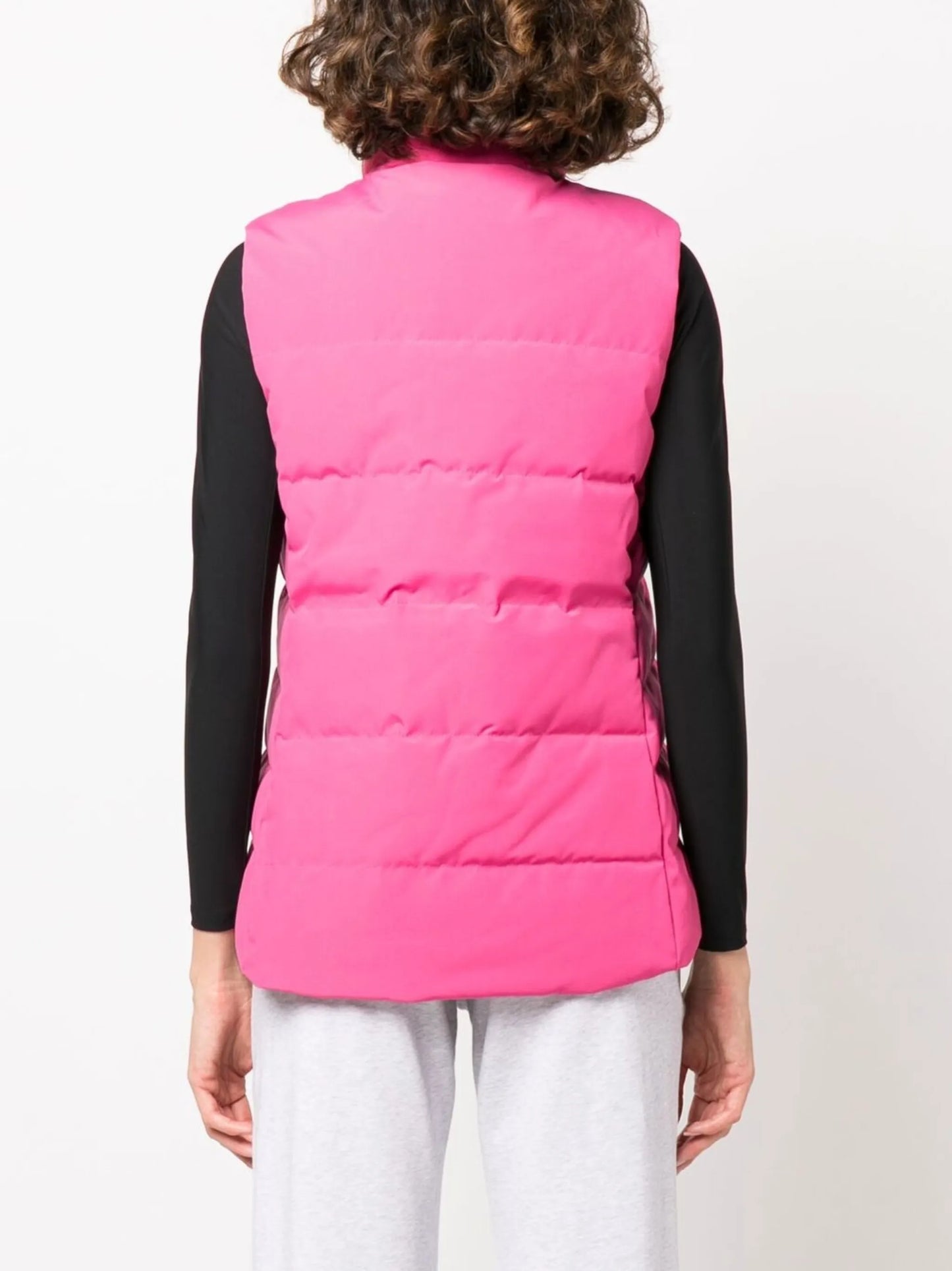Freestyle logo-patch padded gilet