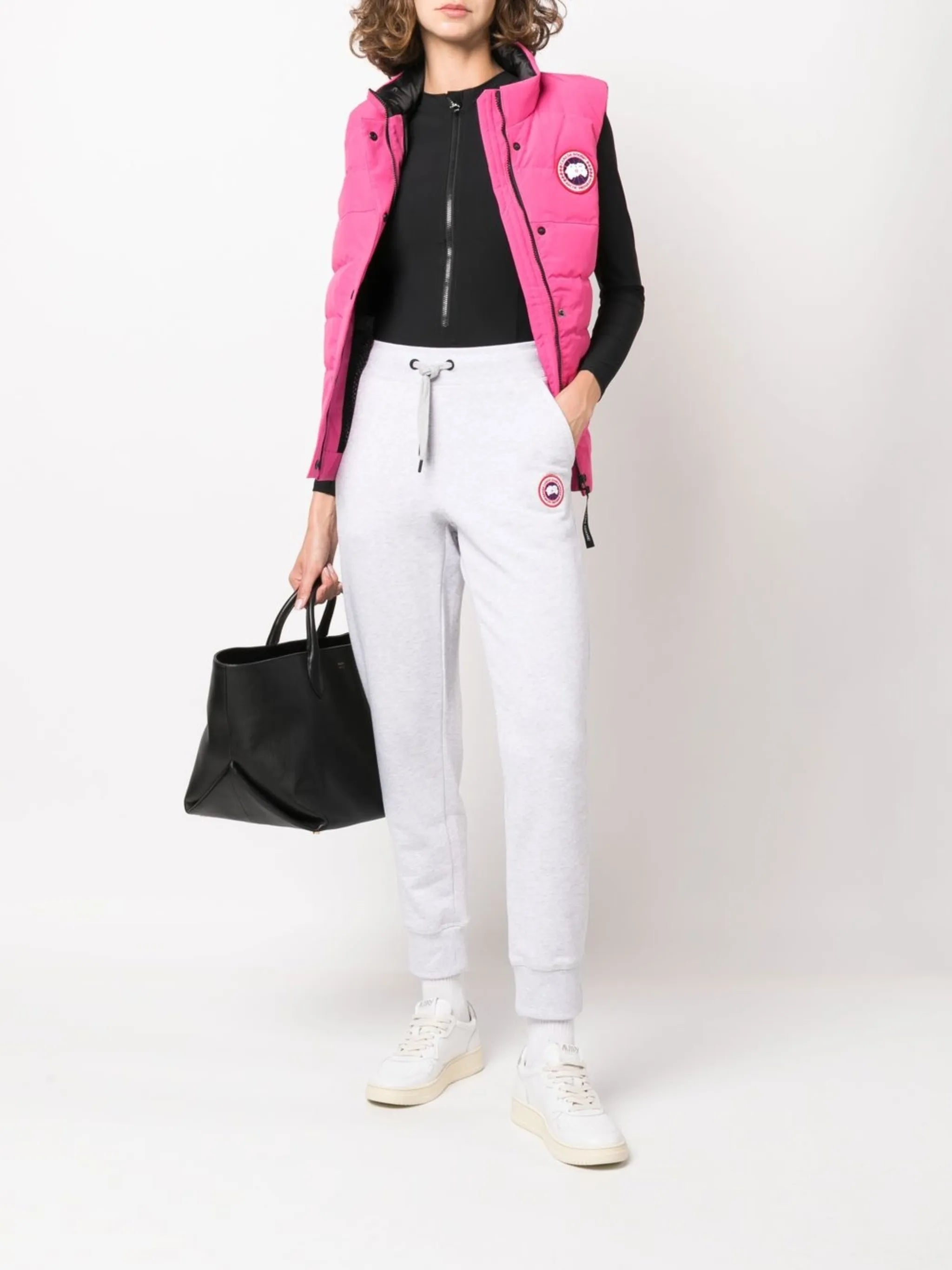 Freestyle logo-patch padded gilet
