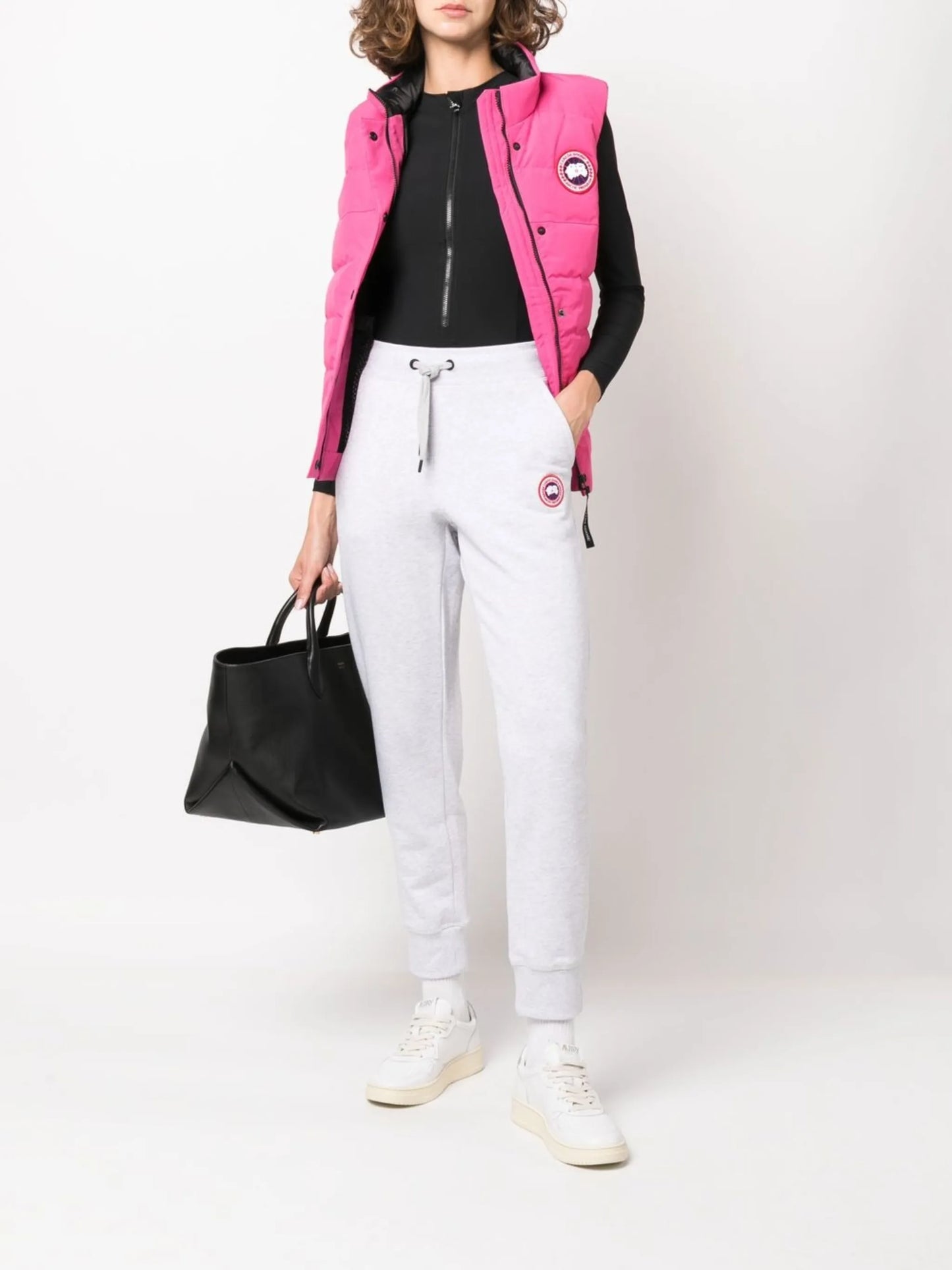 Freestyle logo-patch padded gilet
