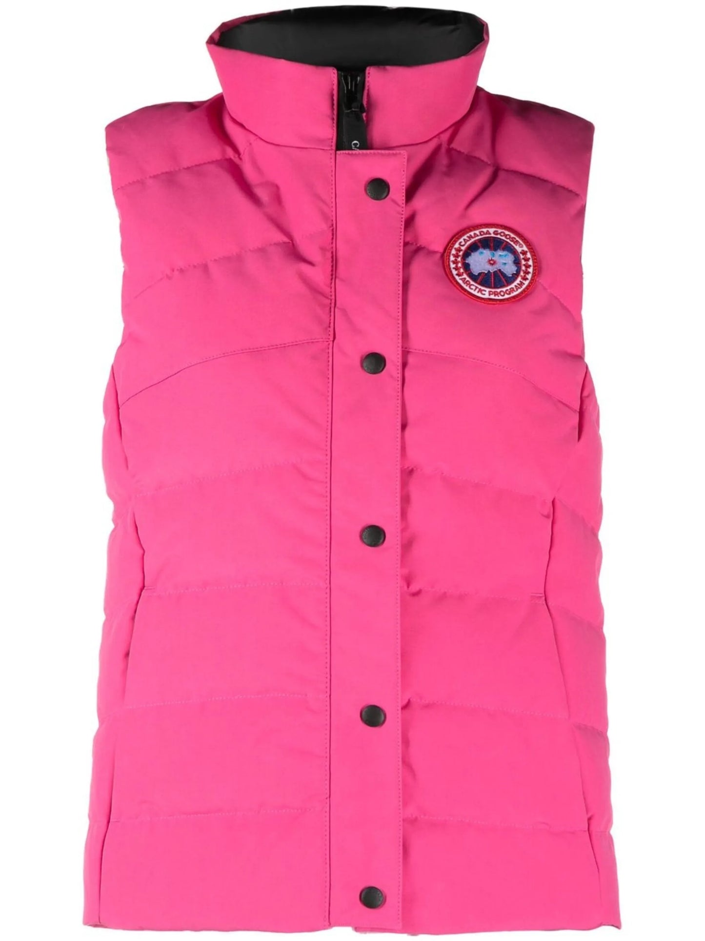Freestyle logo-patch padded gilet