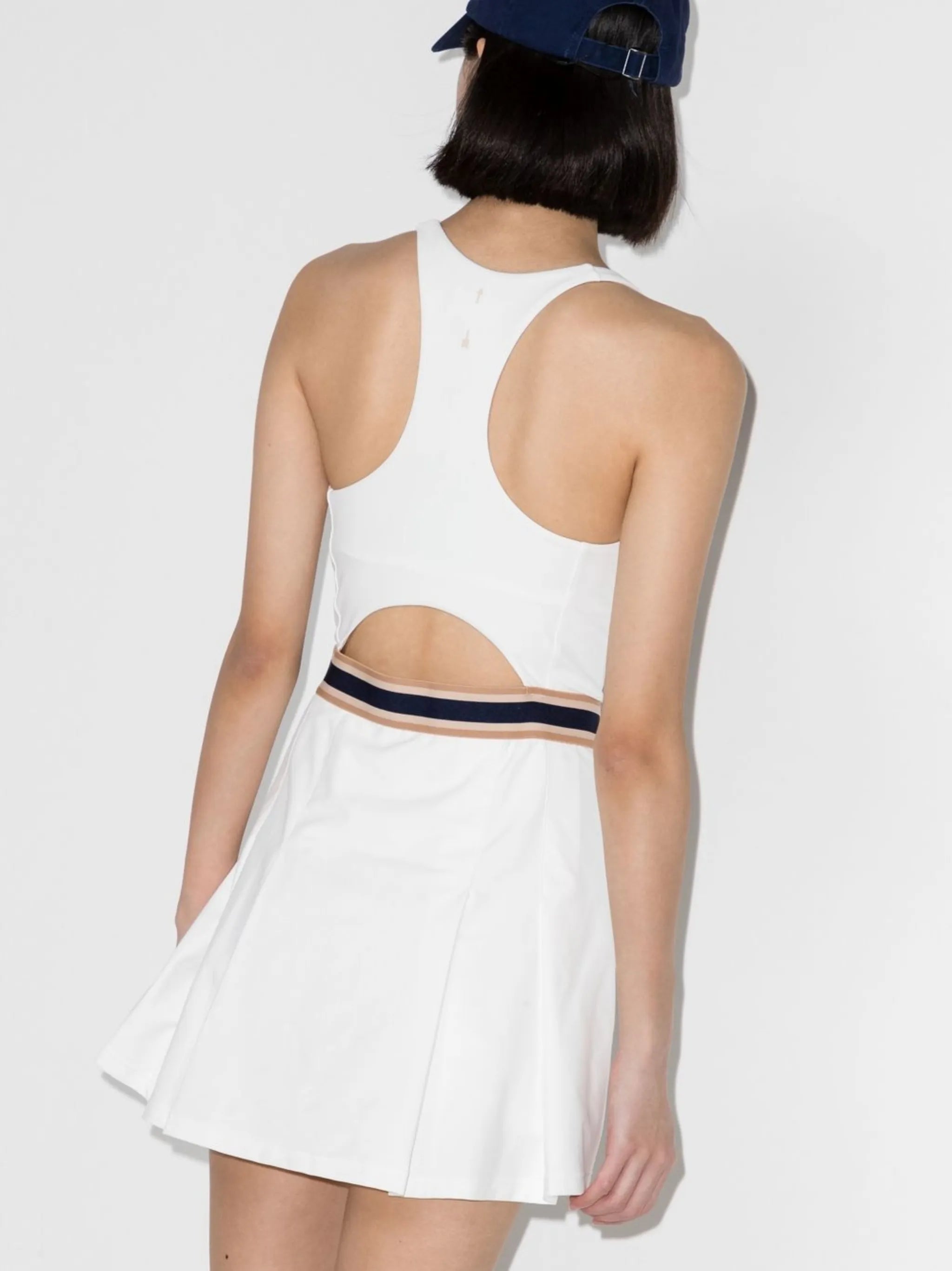 Racquet Kova contrast-waistband tennis dress
