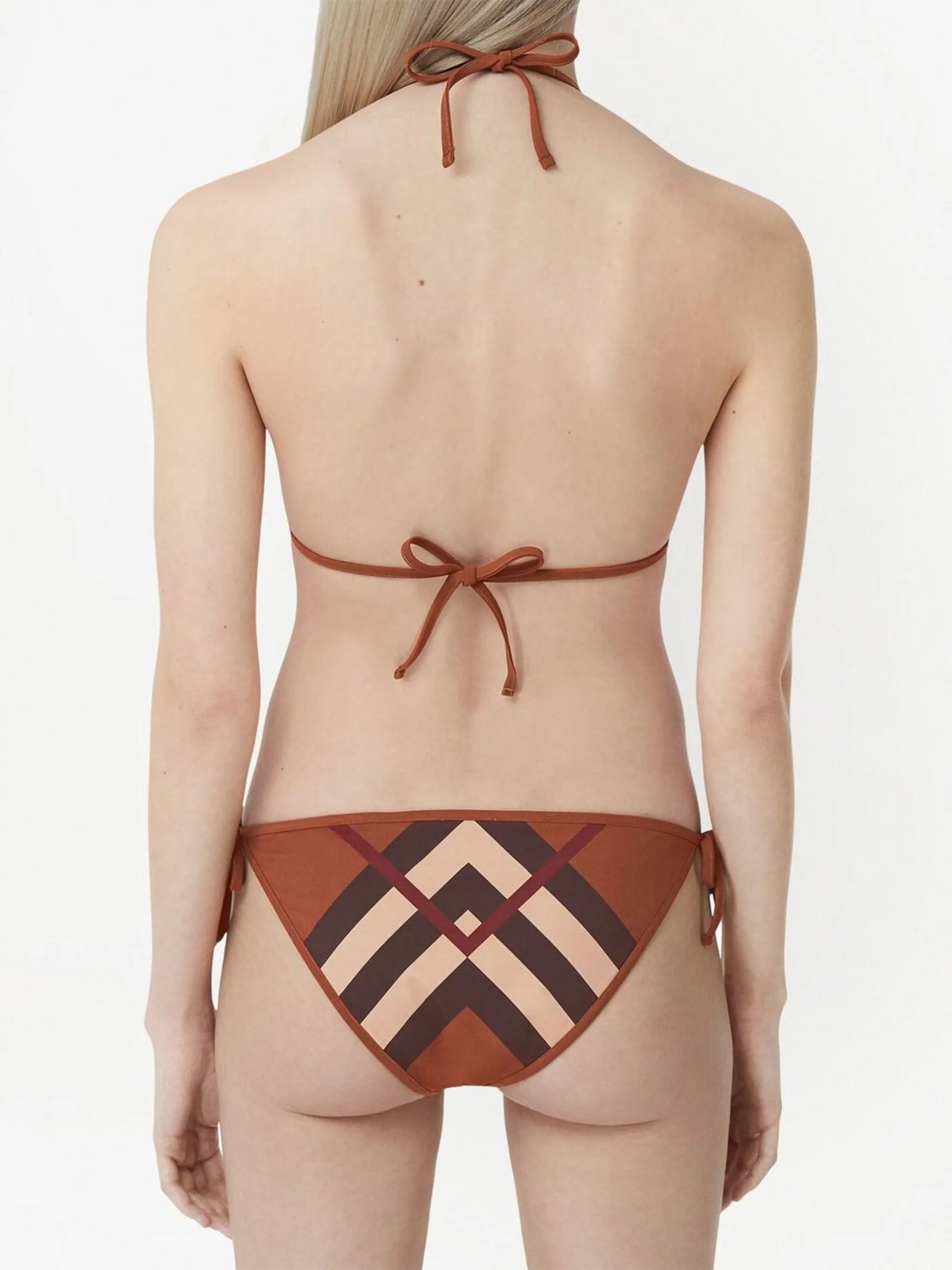 Chevron Check triangle bikini