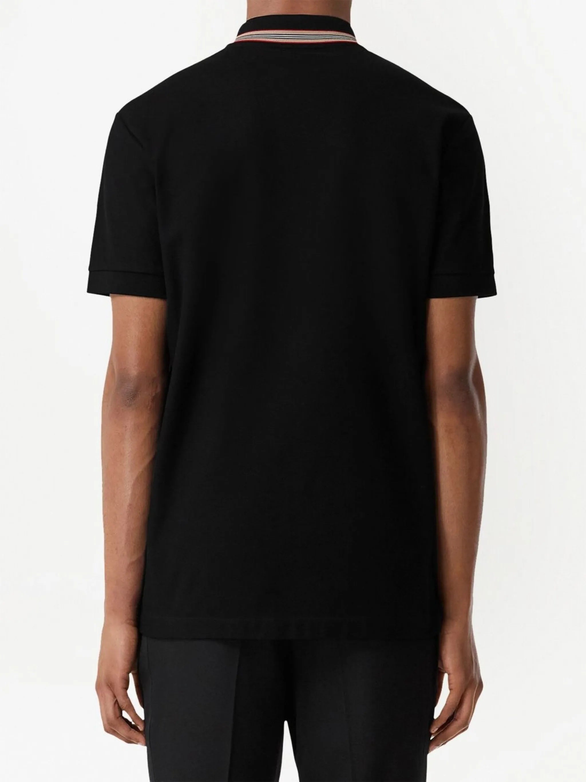 Icon Stripe cotton polo shirt