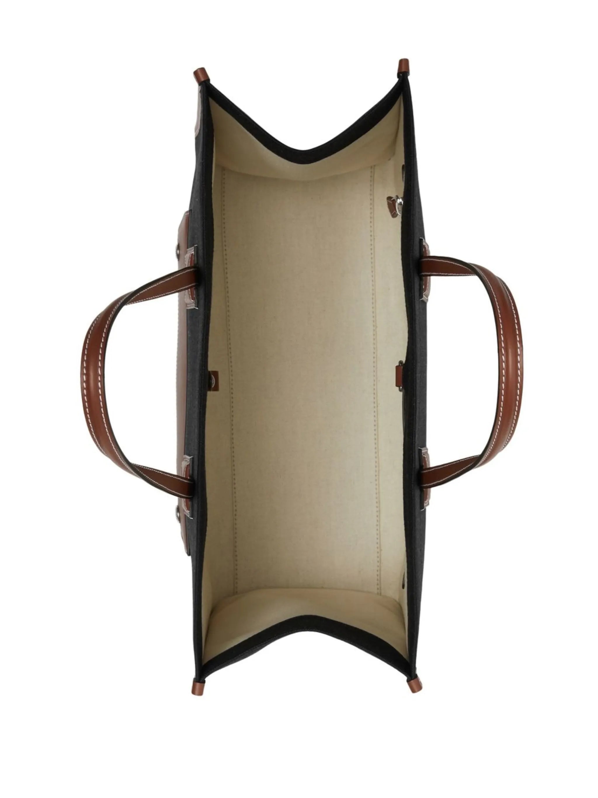 logo-print tote bag