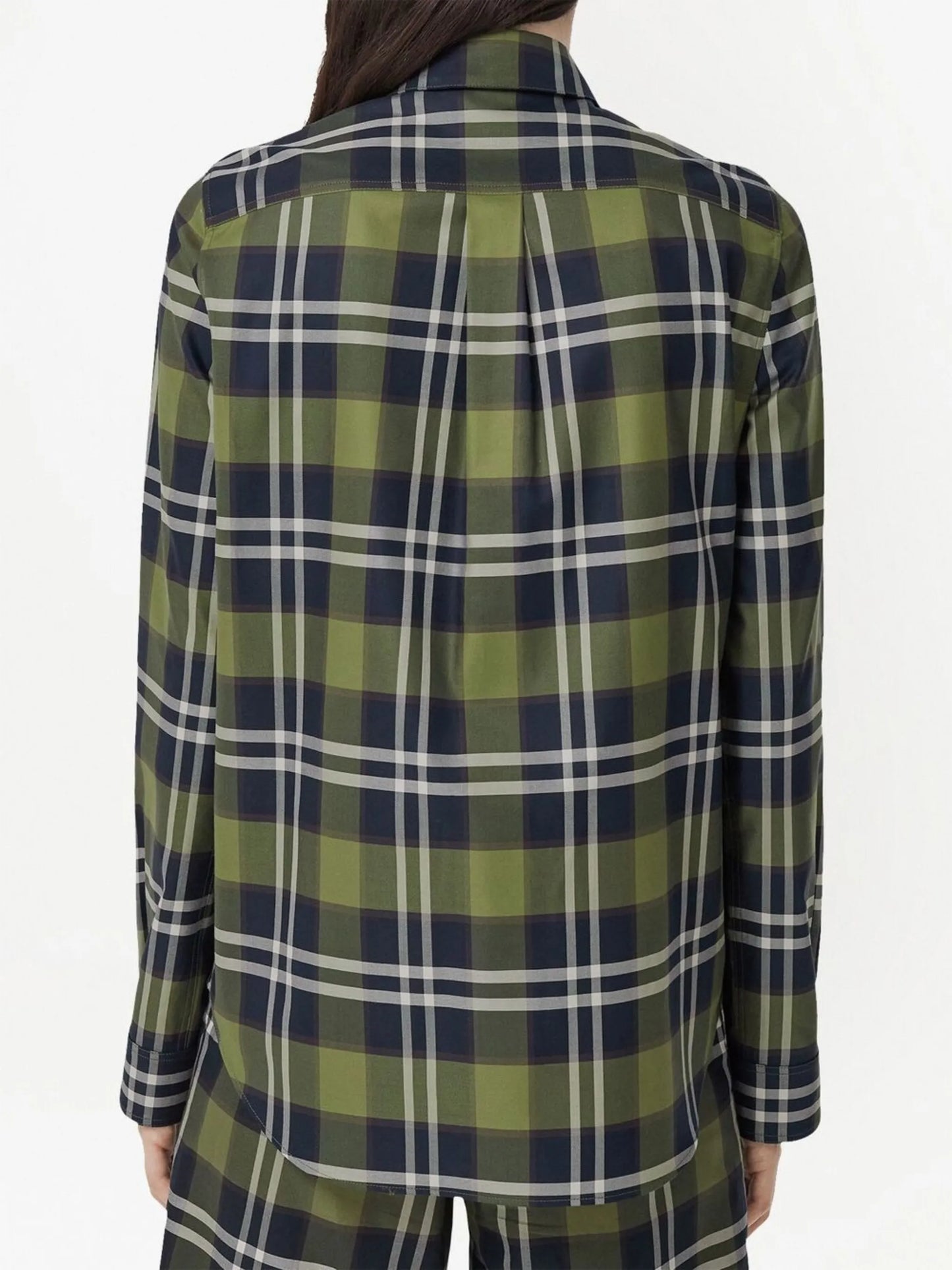 Vintage Check-print shirt