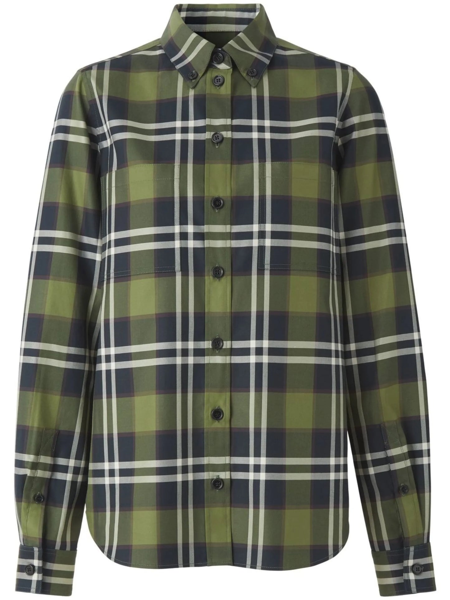 Vintage Check-print shirt