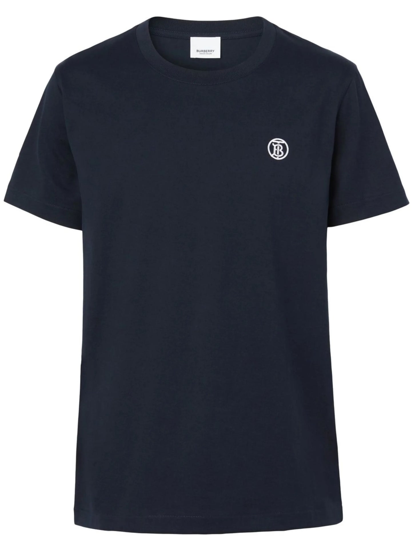 TB-embroidered cotton T-shirt