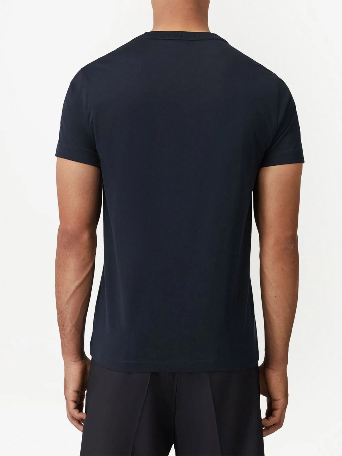 TB-embroidered cotton T-shirt