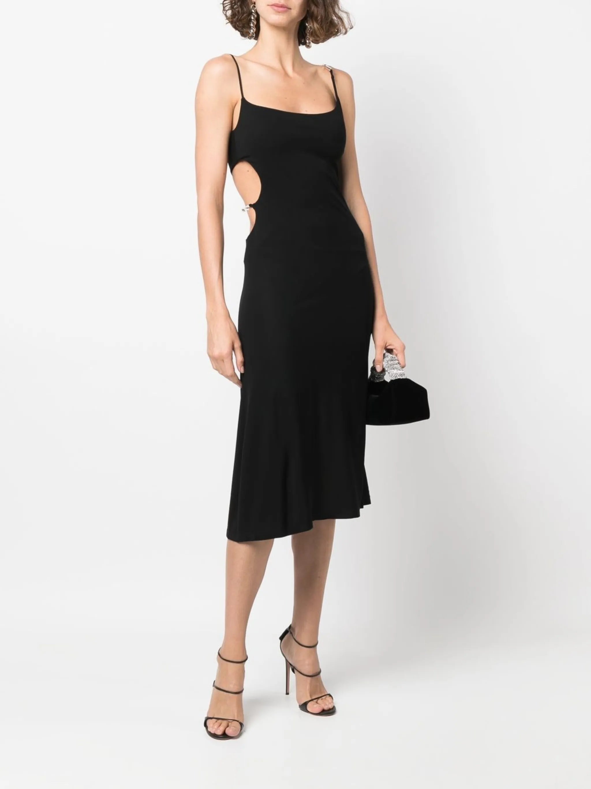 cut-out midi-dress