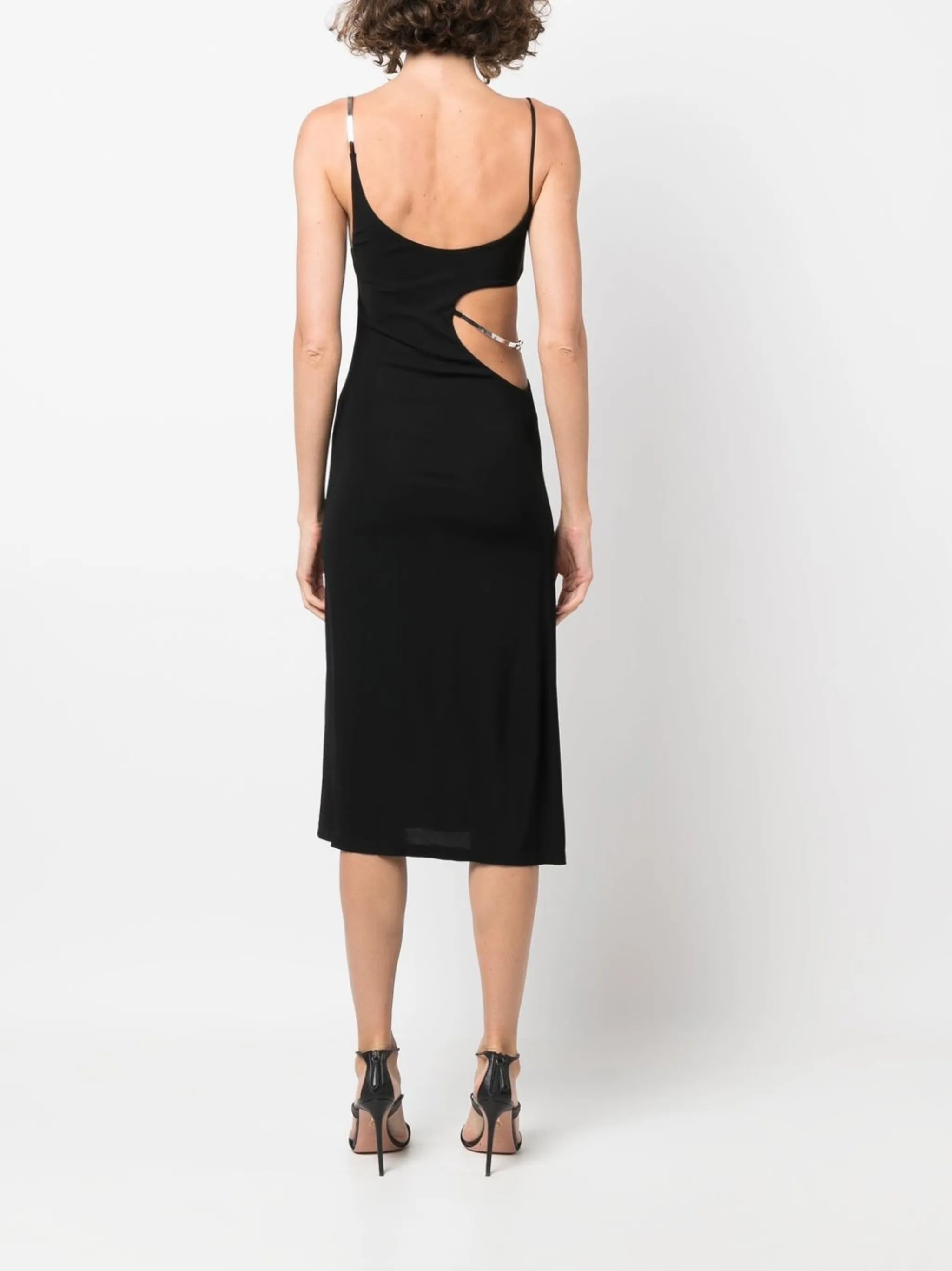 cut-out midi-dress