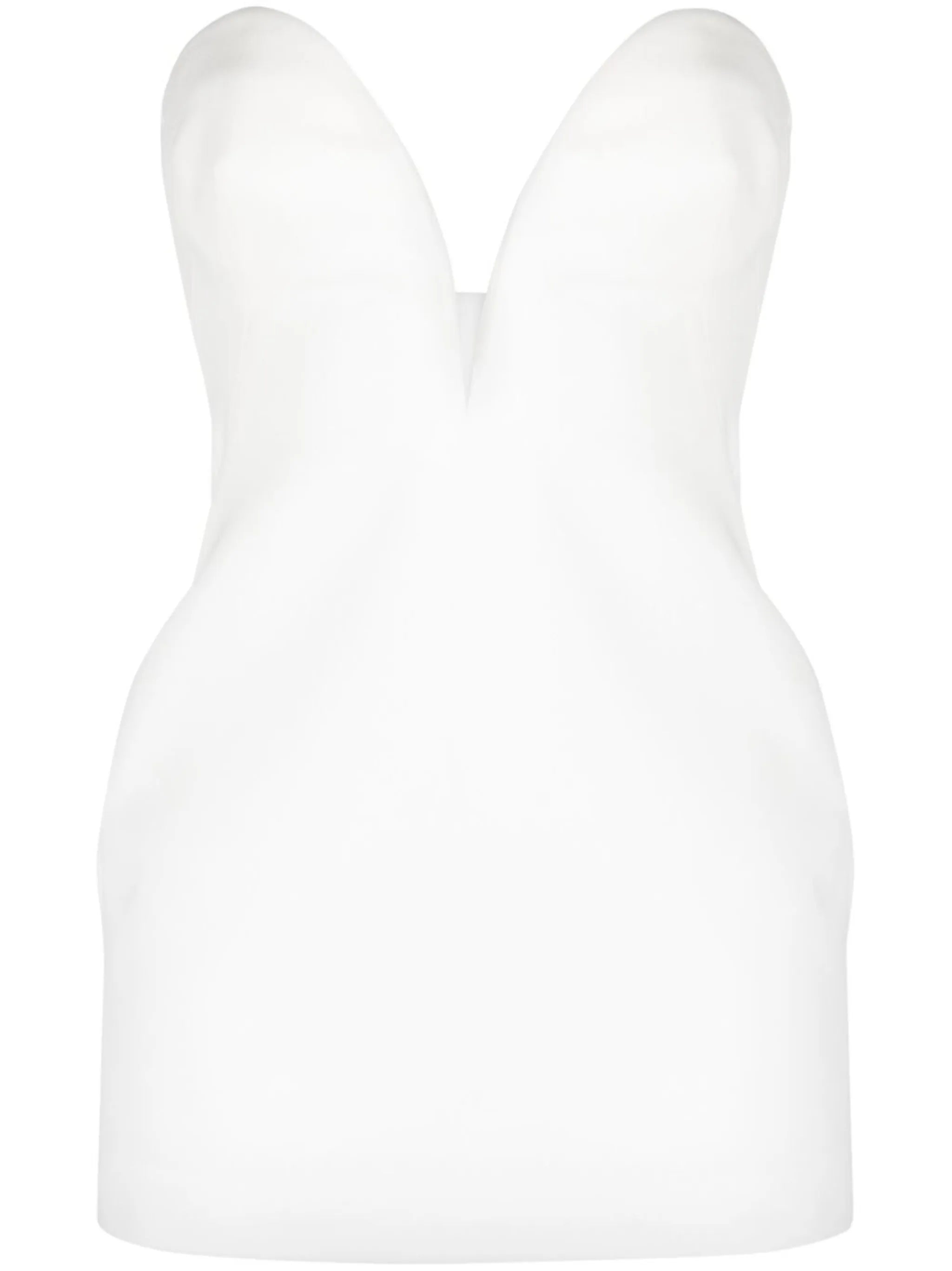 sweetheart-neck strapless minidress