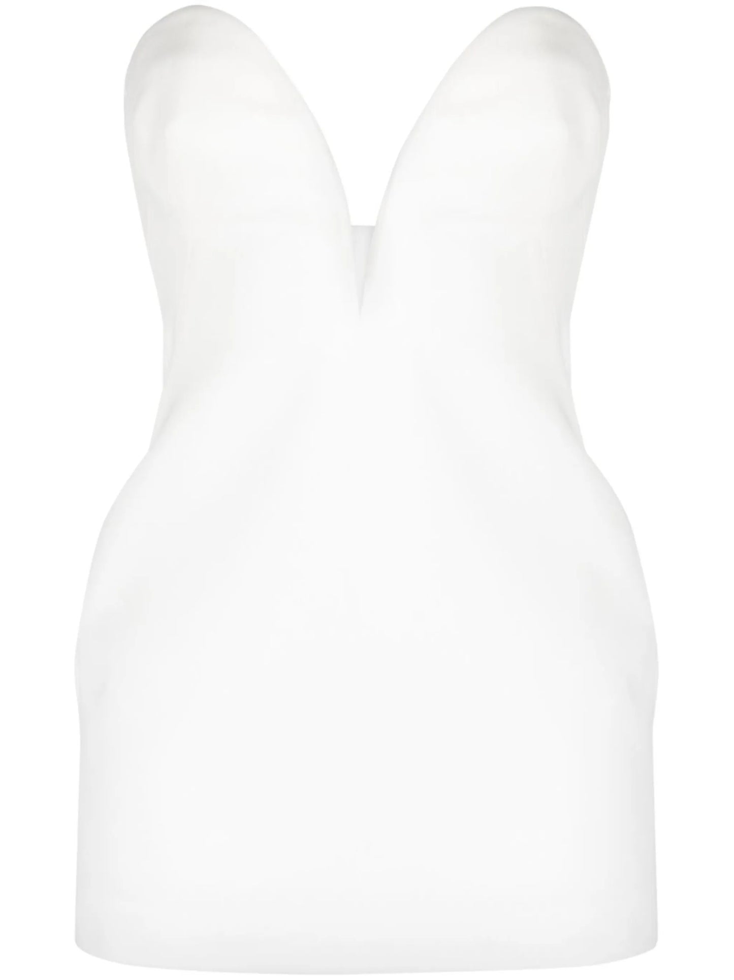 sweetheart-neck strapless minidress