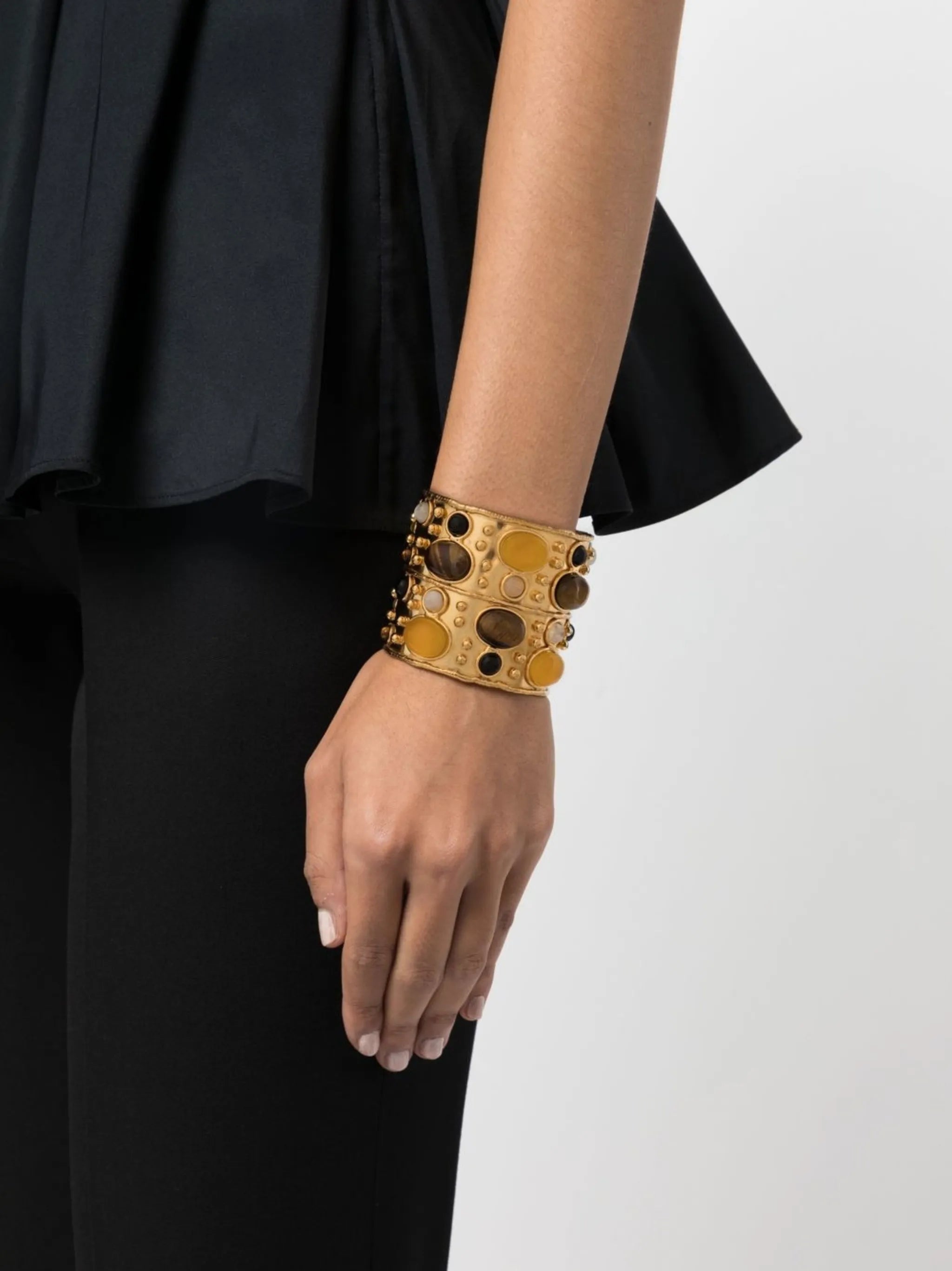 Byzance gemstone cuff bracelet