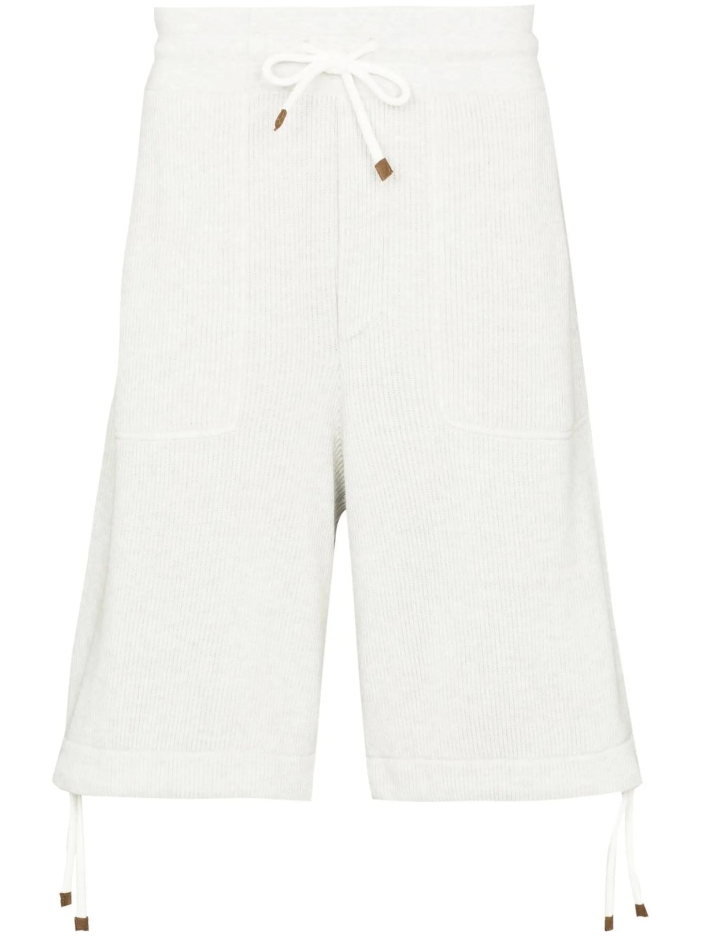 drawstring track shorts