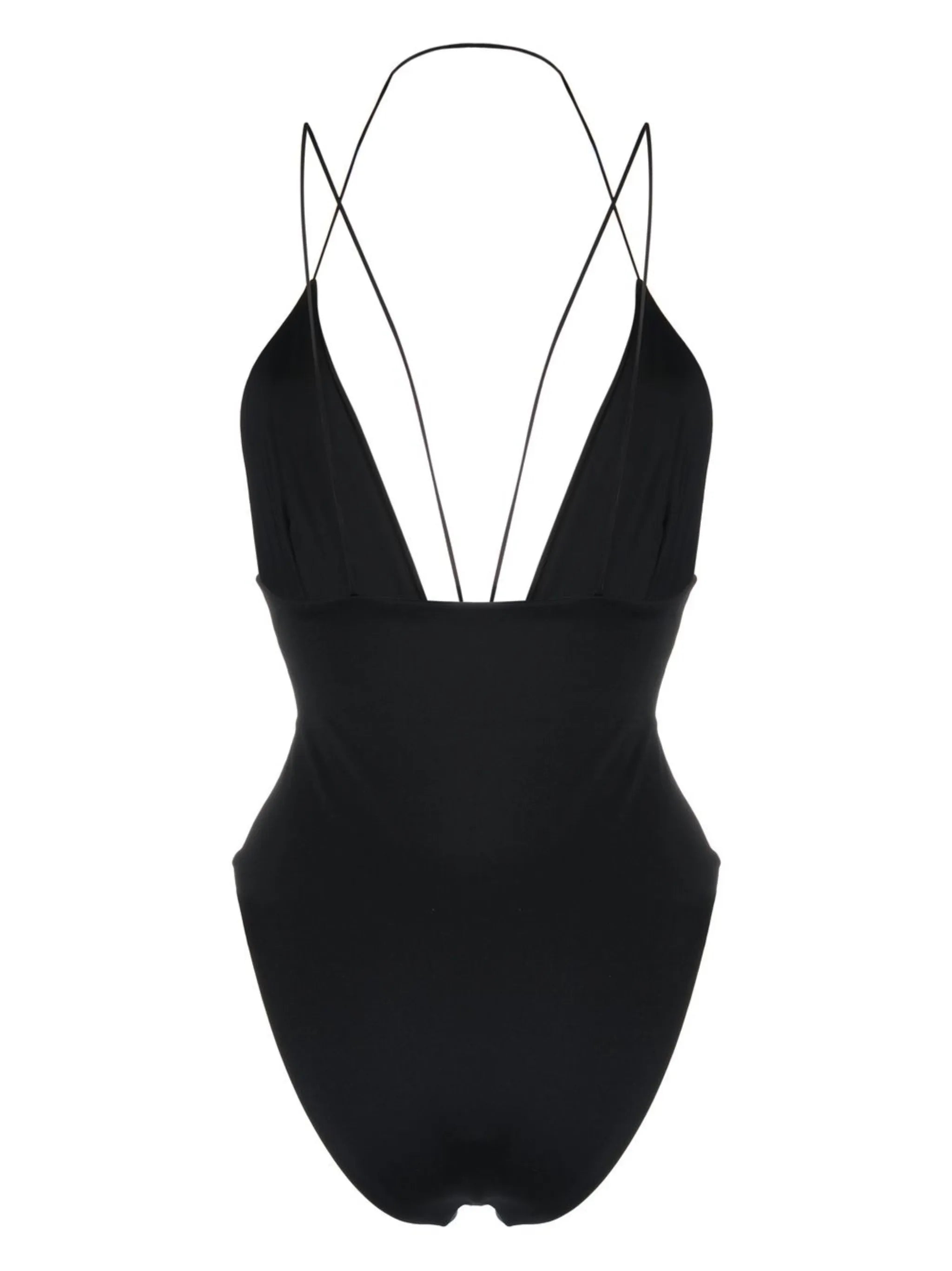 x Ziah Jagger deep-V swimsuit
